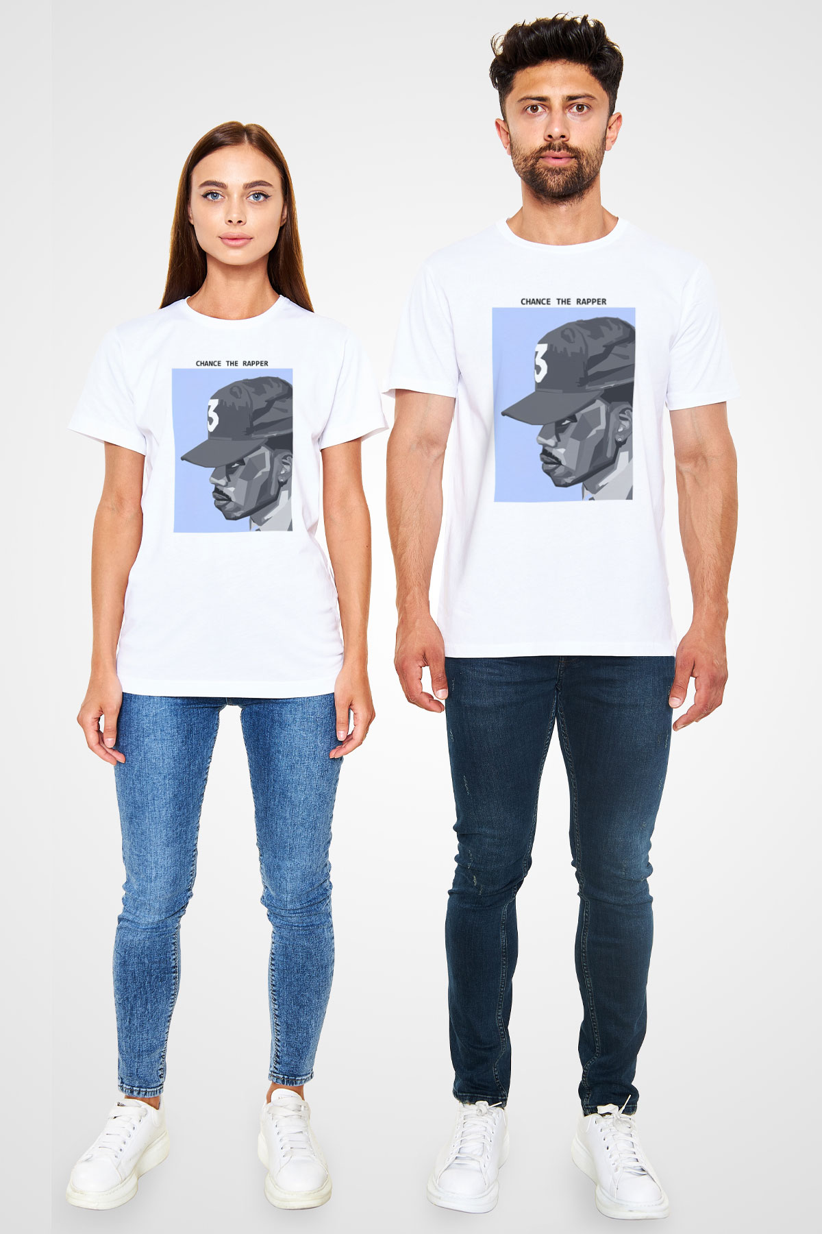 Chance The Rapper Beyaz Unisex Tişört T-Shirt - TişörtFabrikası