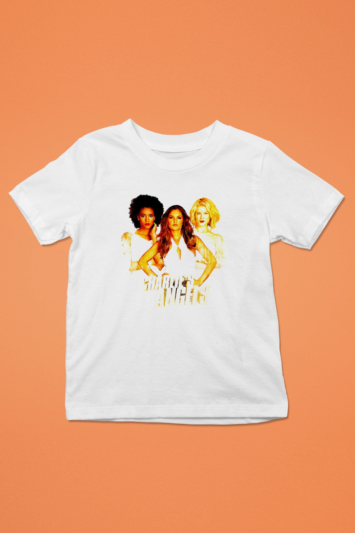 Charlies Angels Beyaz Unisex  Çocuk Tişört