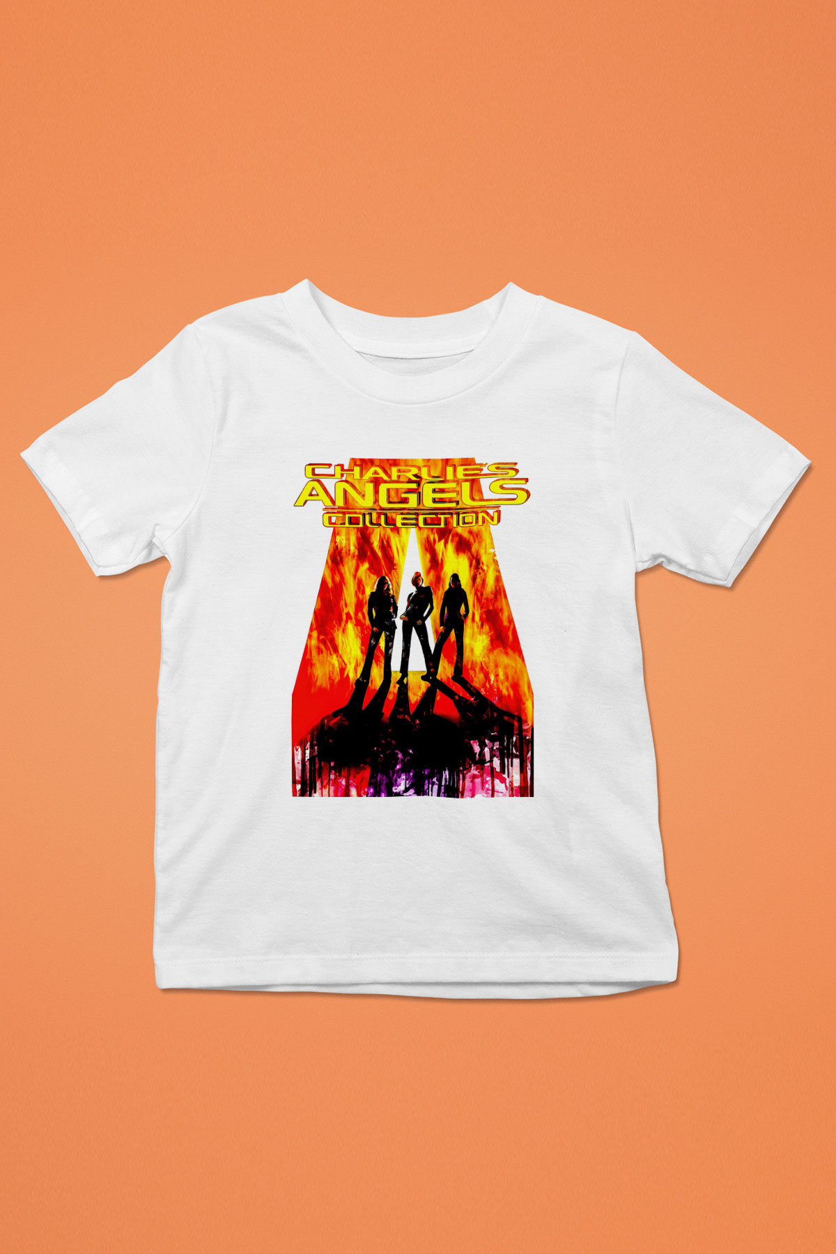 Charlies Angels Beyaz Unisex  Çocuk Tişört