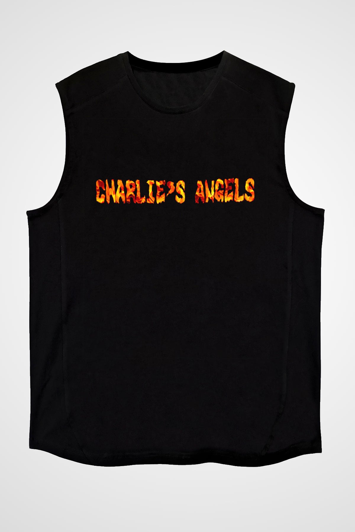 Charlies Angels Siyah Unisex  Kolsuz Tişört