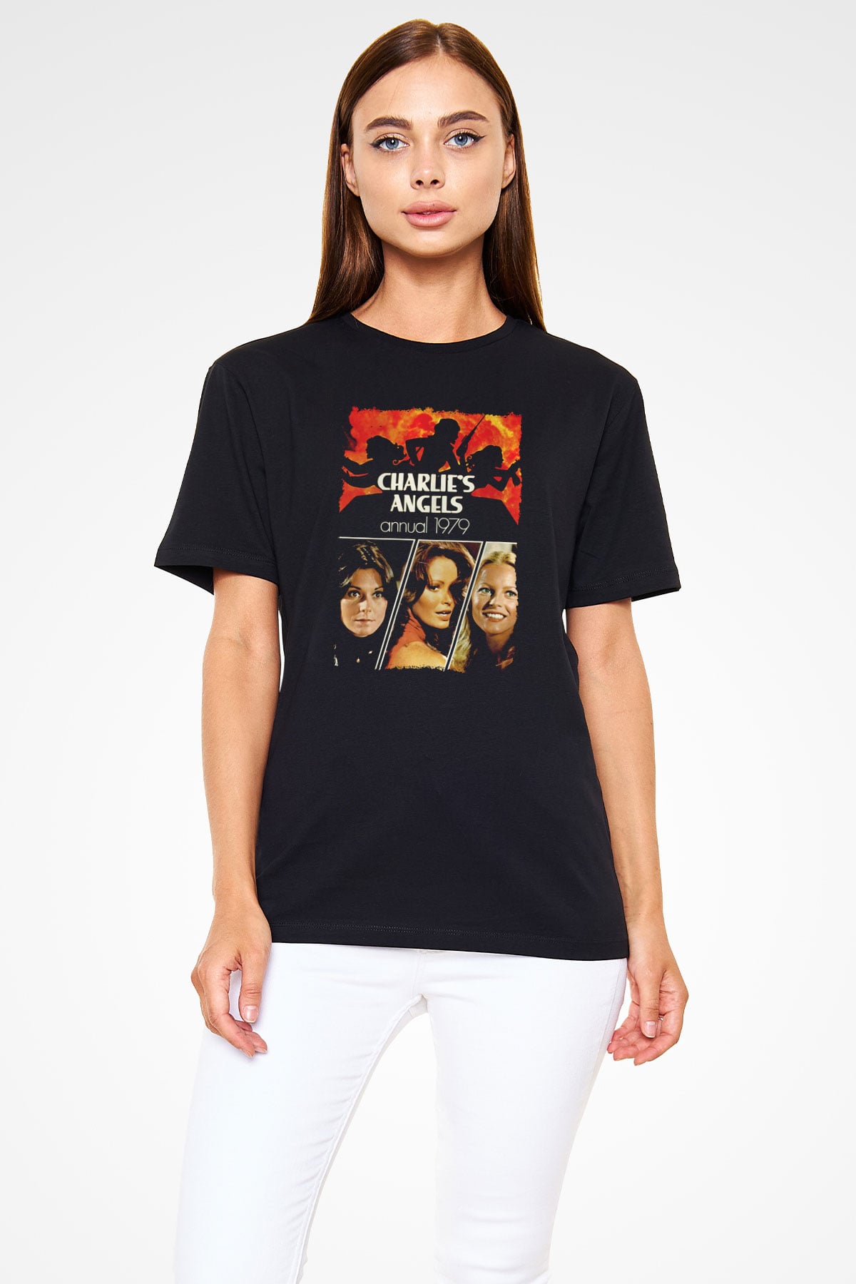Charlies Angels Siyah Unisex Tişört