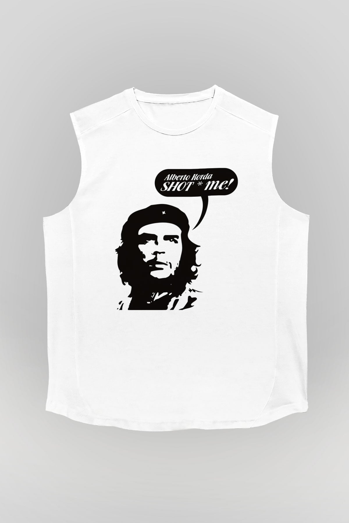 Che Guevara Beyaz Unisex Kolsuz Tişört