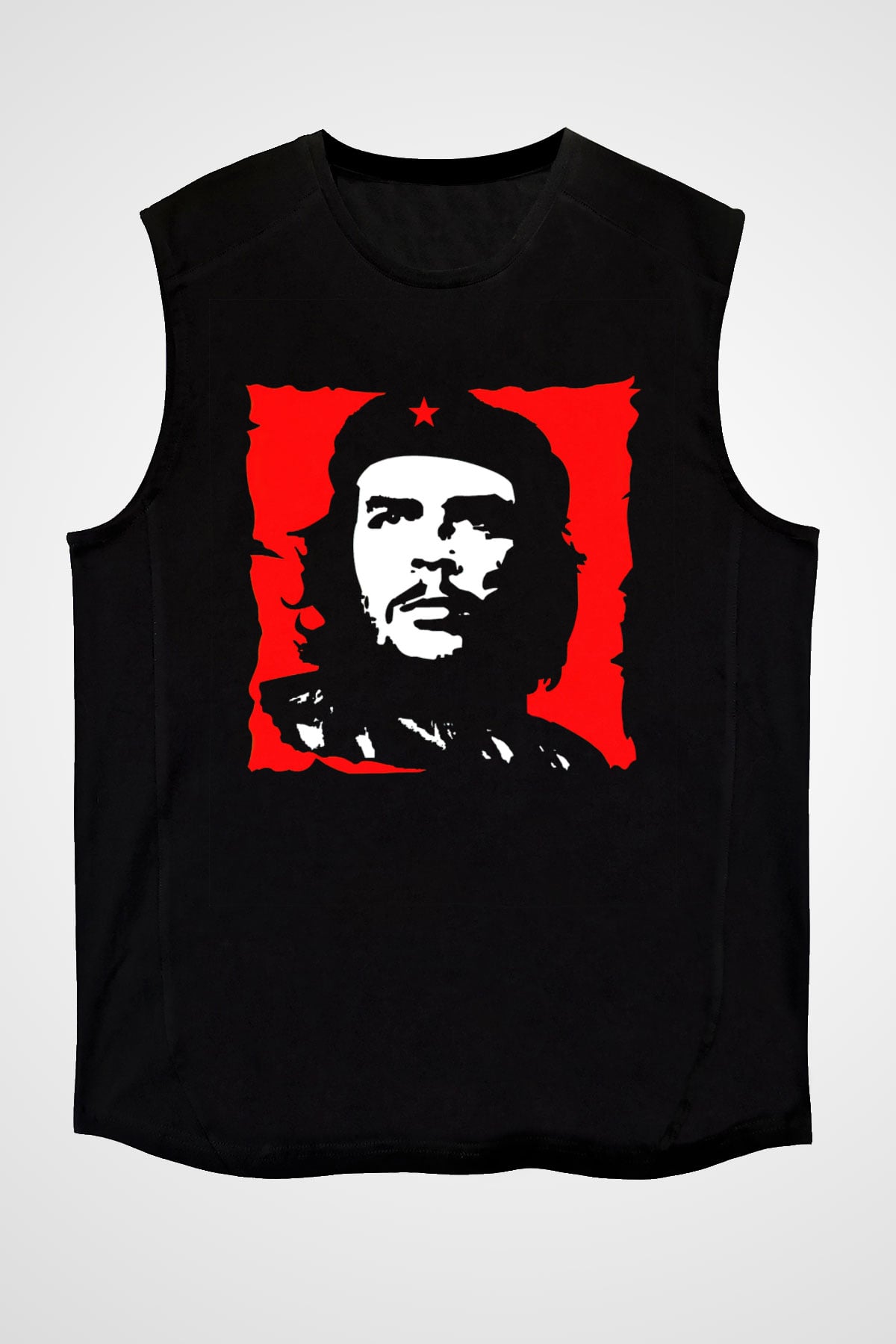 Che Guevara Siyah Unisex Kolsuz Tişört