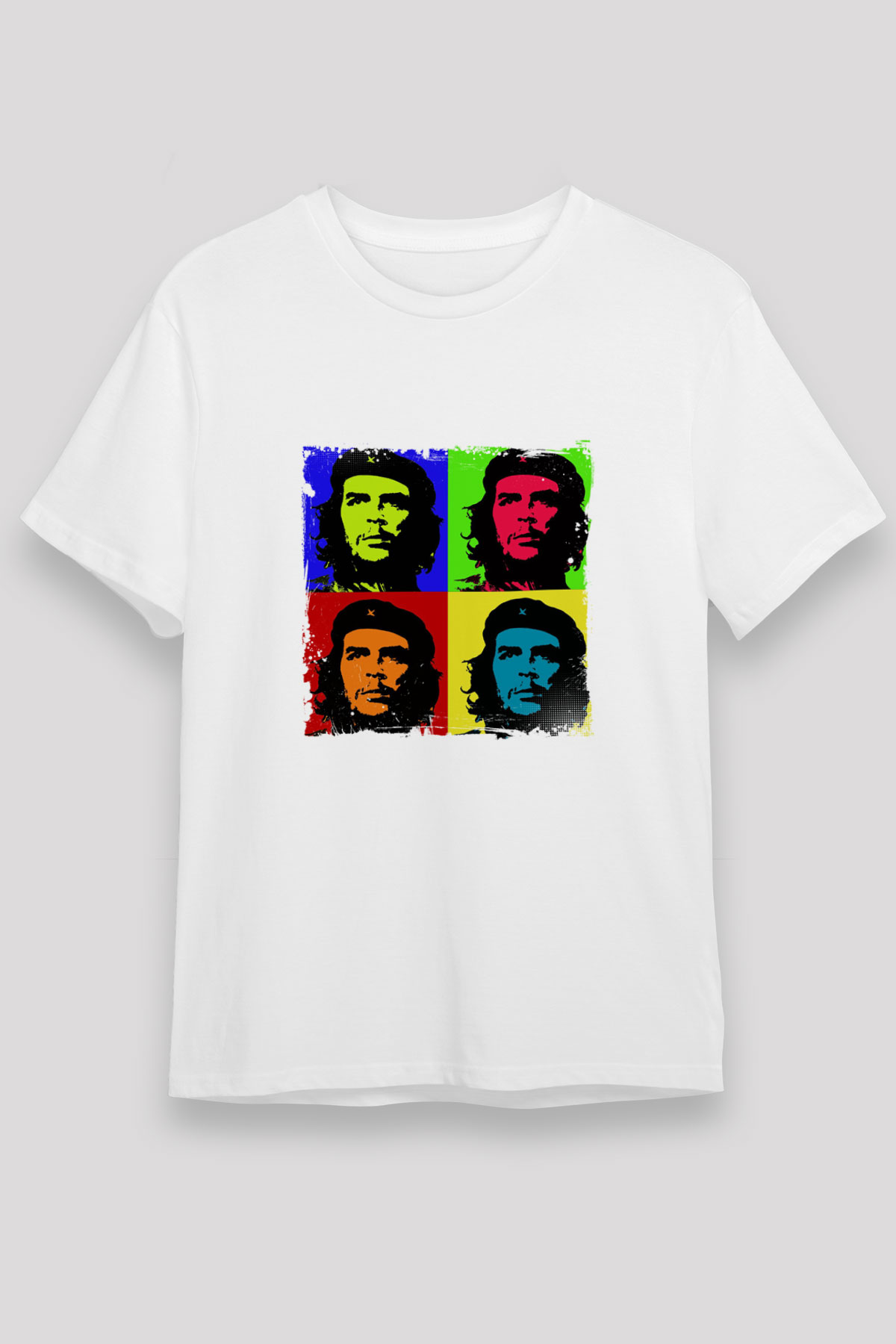 Che Guevara Unisex Baskılı Beyaz Tişört