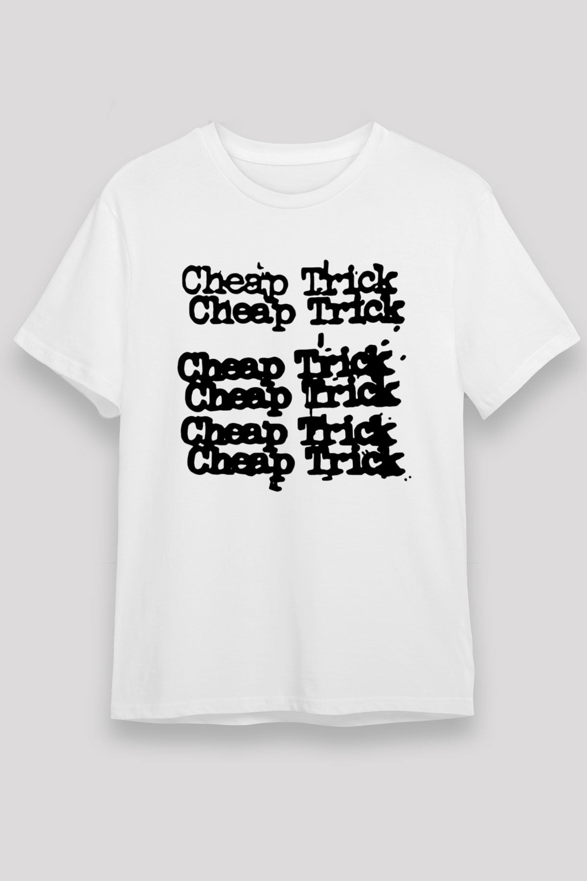 Cheap Trick Beyaz Unisex Tişört T-Shirt - TişörtFabrikası
