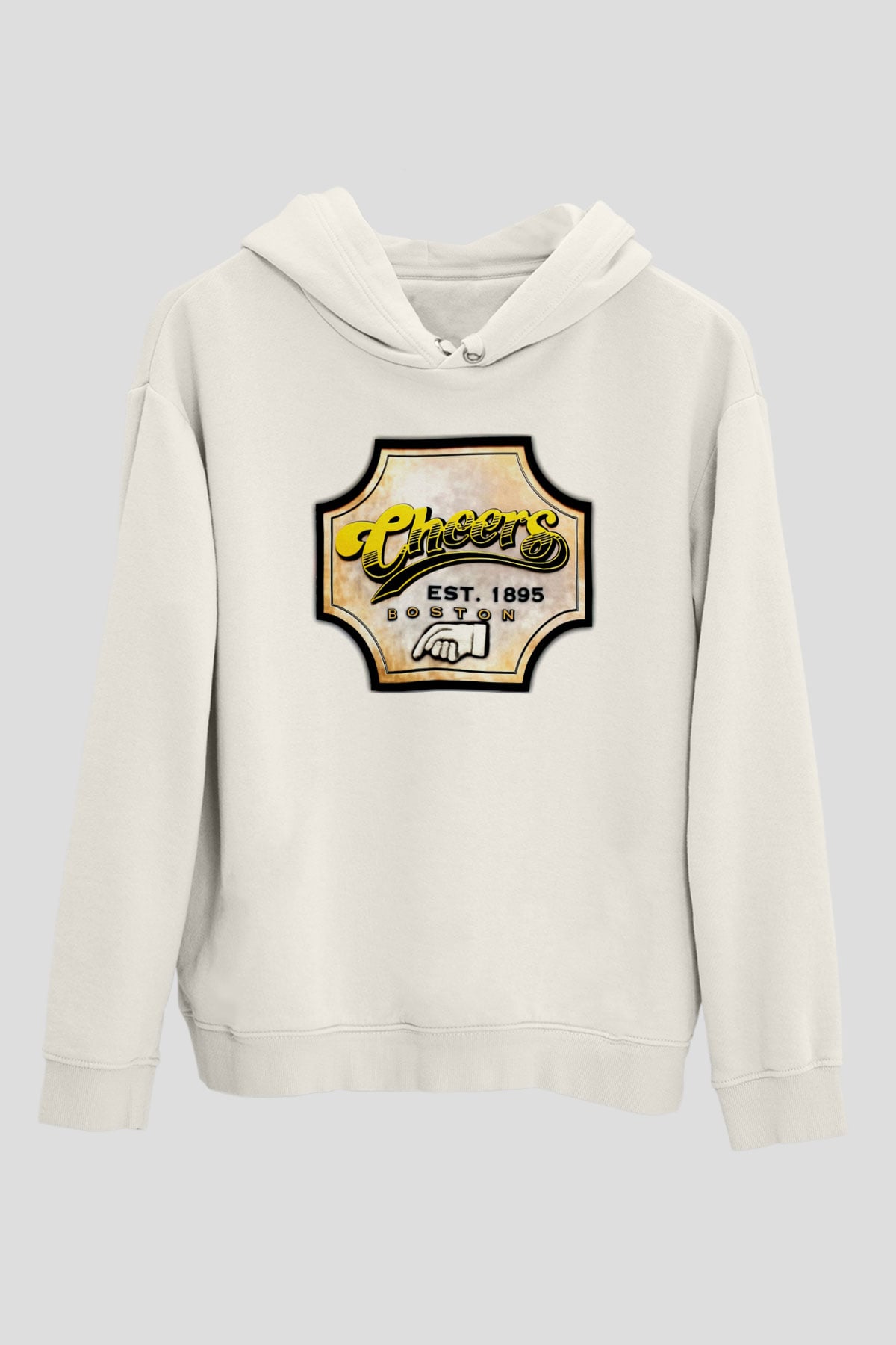 Cheers Siyah Unisex Hoodie