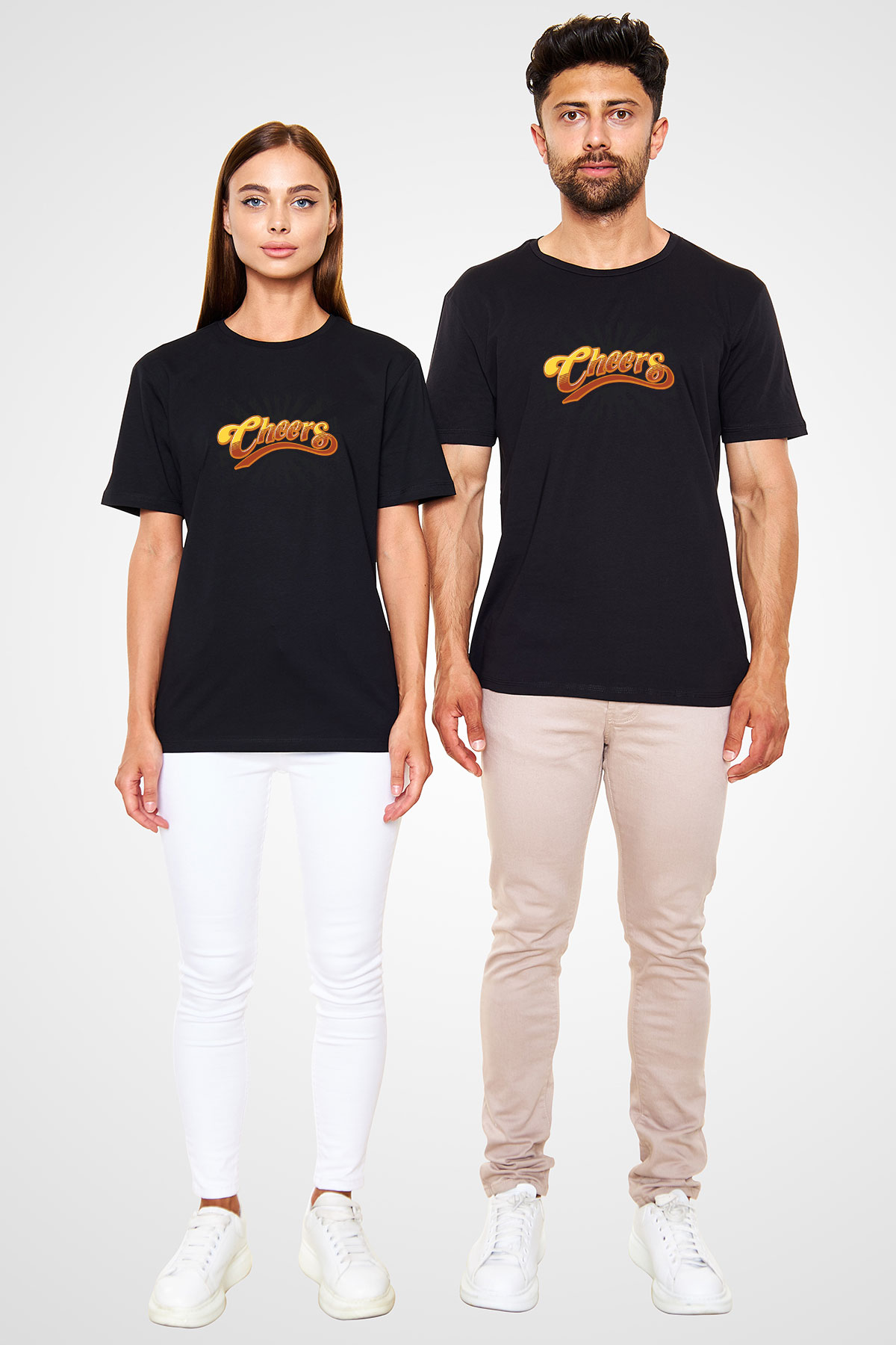 Cheers Siyah Unisex Tişört