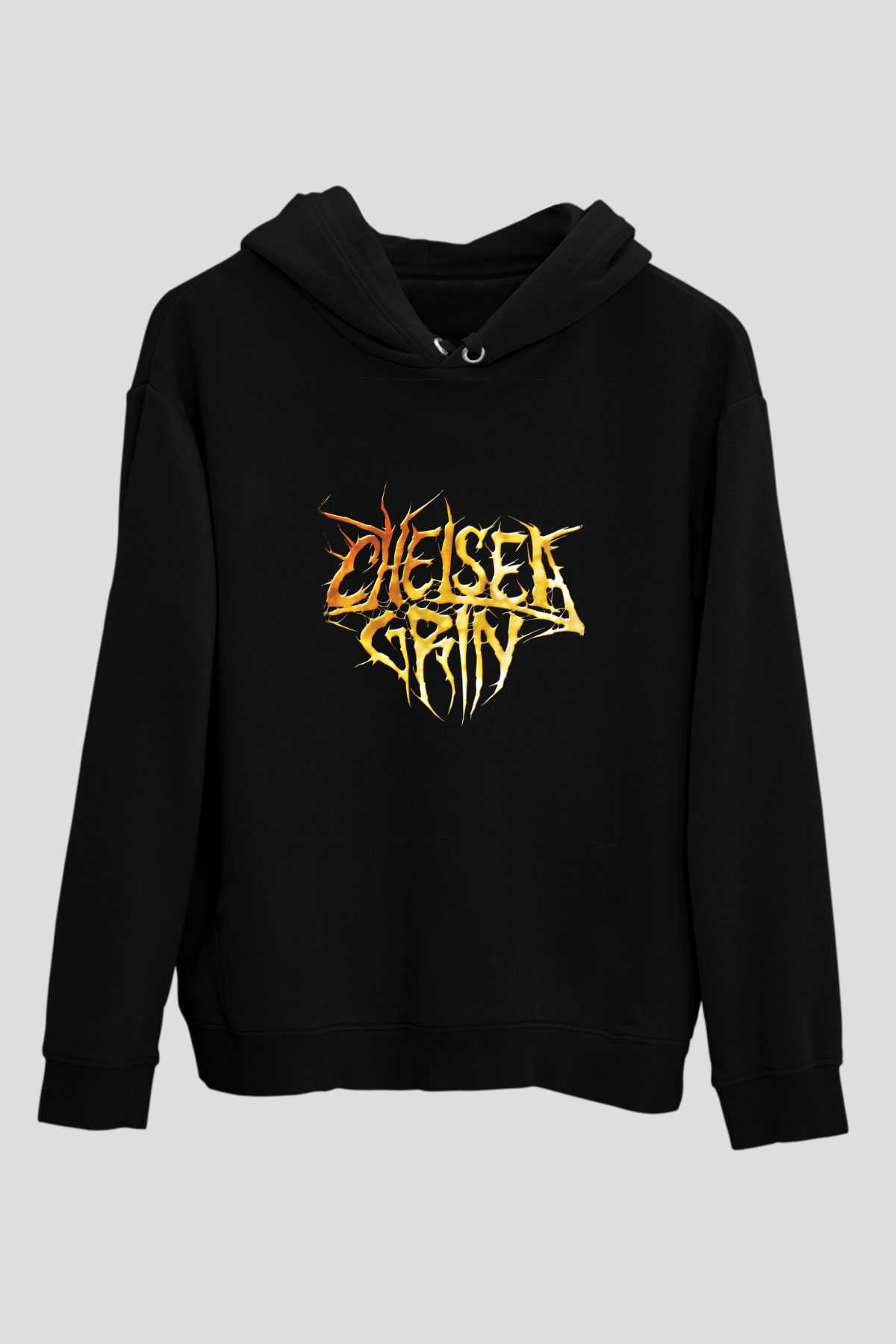 Chelsea Grin Baskılı Unisex Siyah Hoodie