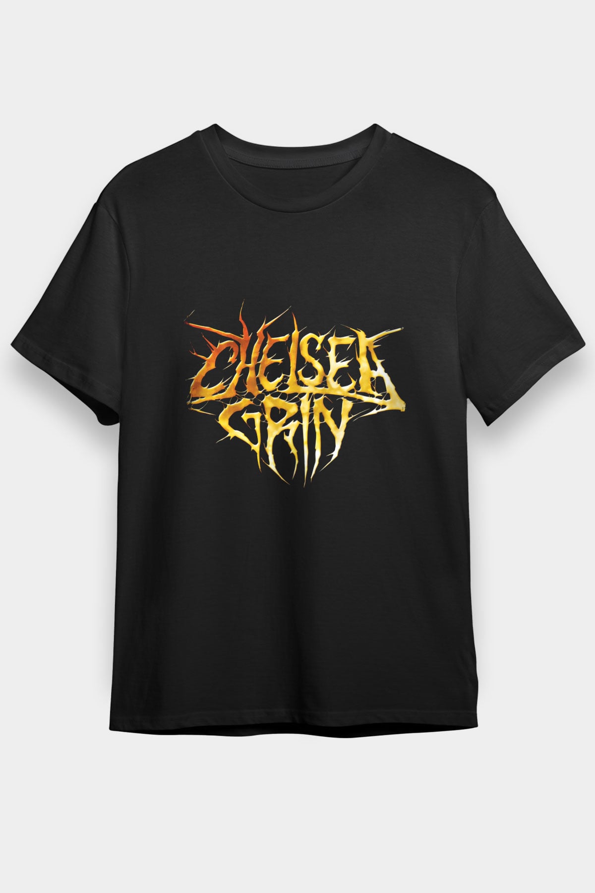Chelsea Grin Baskılı Unisex Siyah Tişört