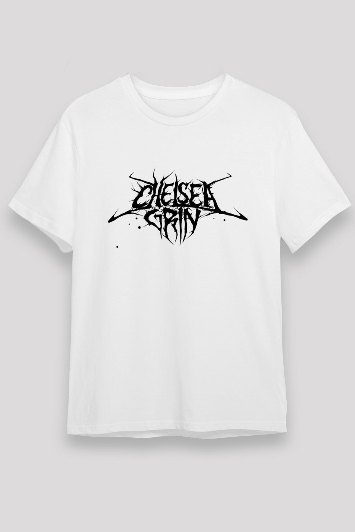 Chelsea Grin Beyaz Unisex Tişört T-Shirt - TişörtFabrikası