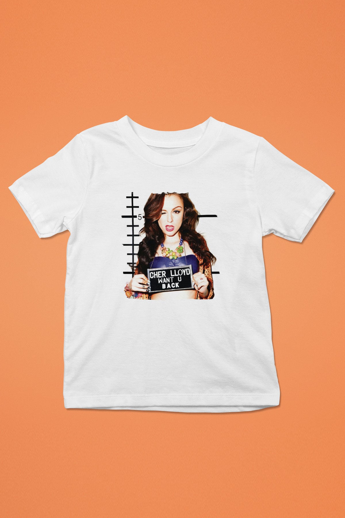 Cher Lloyd Beyaz Unisex Çocuk Tişört