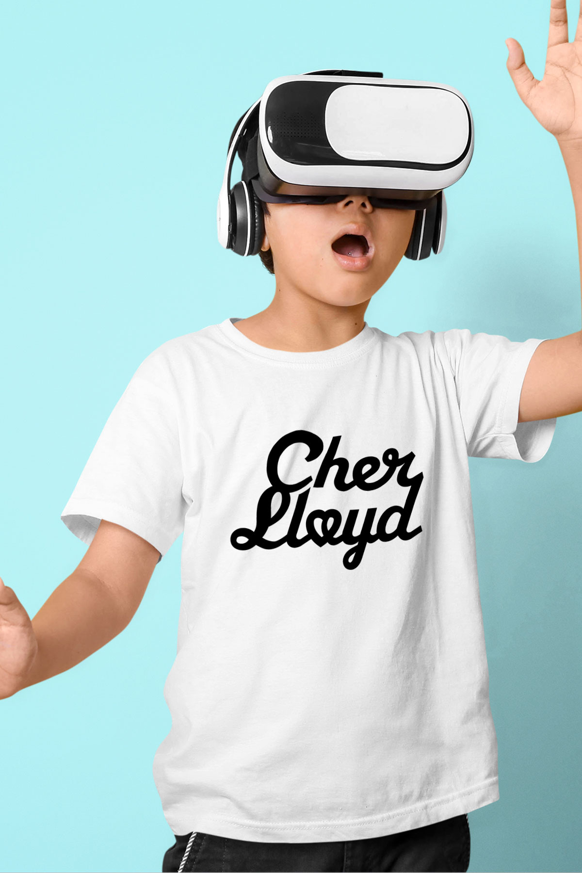 Cher Lloyd Beyaz Unisex Çocuk Tişört