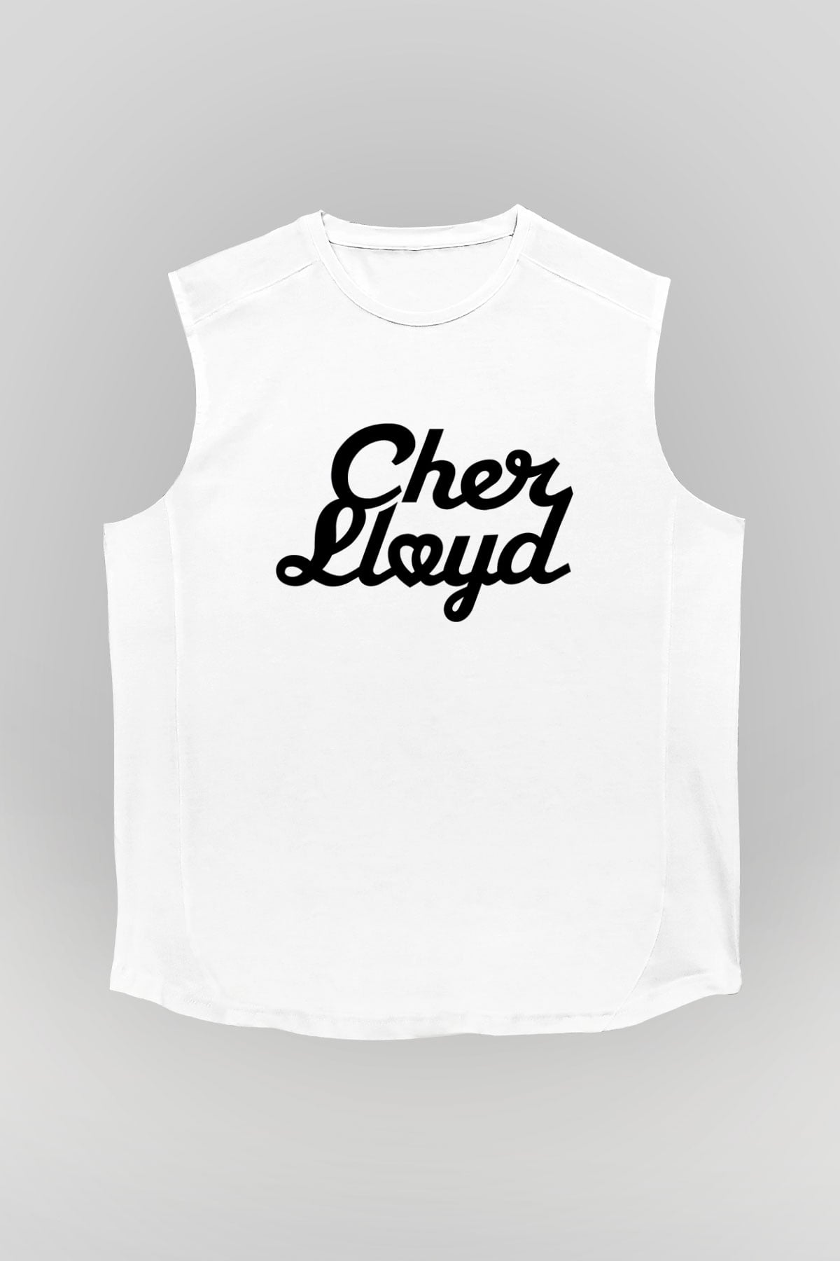 Cher Lloyd Beyaz Unisex Kolsuz Tişört