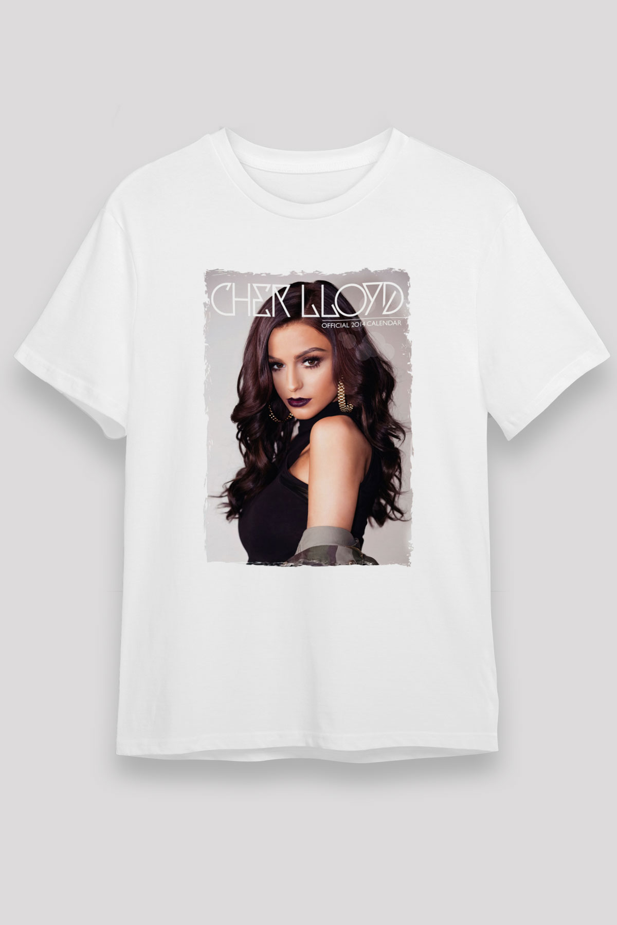 Cher Lloyd Beyaz Unisex Tişört T-Shirt - TişörtFabrikası