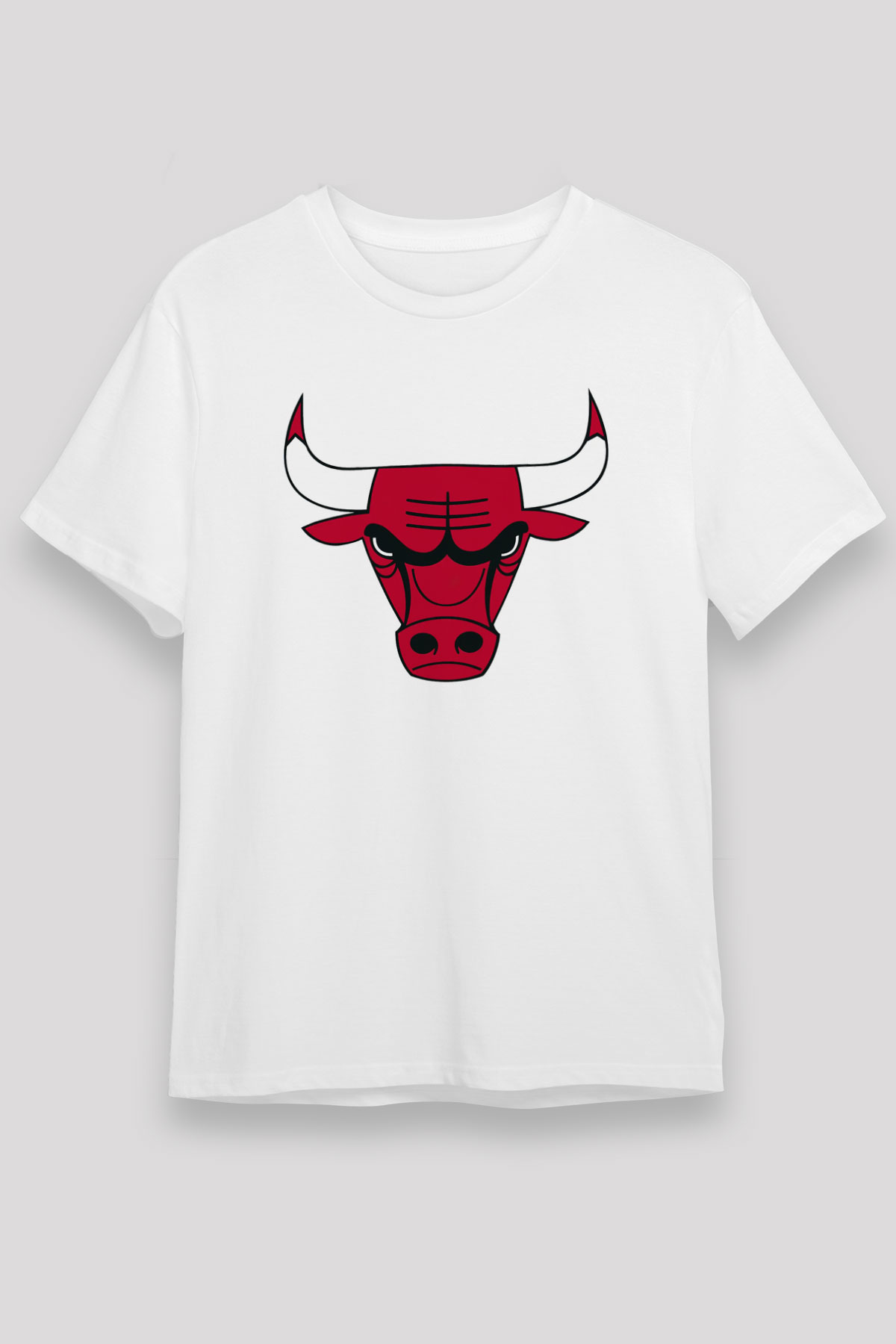 Chicago Bulls Beyaz Unisex Tişört T-Shirt - TişörtFabrikası