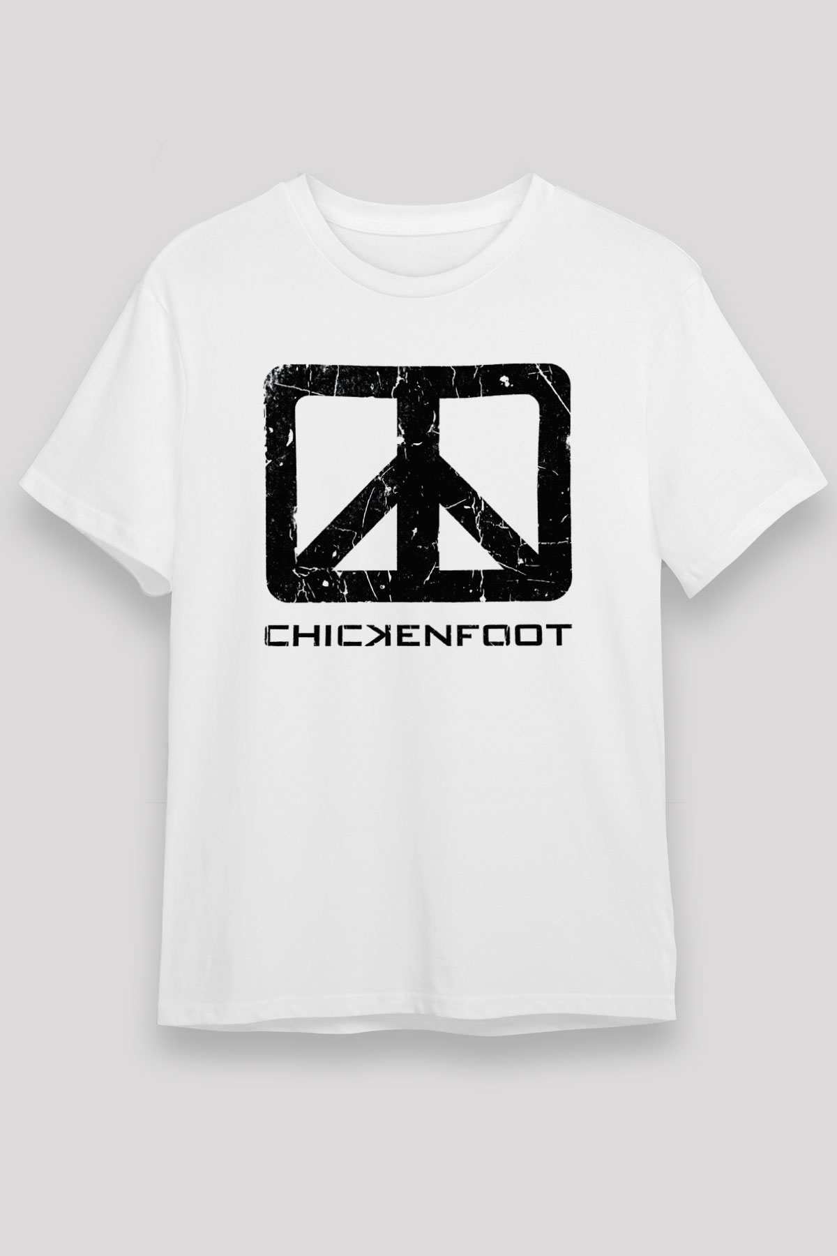 Chickenfoot Beyaz Unisex Tişört T-Shirt - TişörtFabrikası
