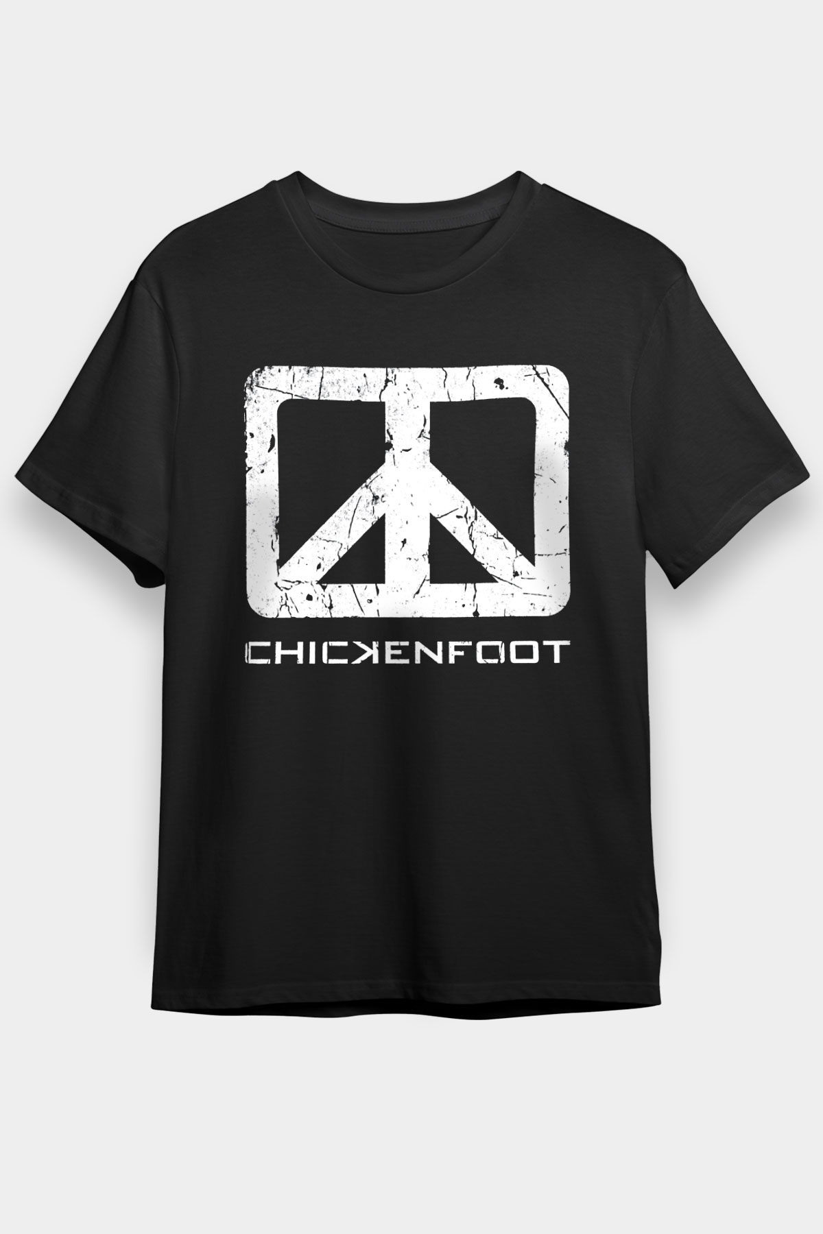 Chickenfoot Siyah Unisex Tişört T-Shirt - TişörtFabrikası