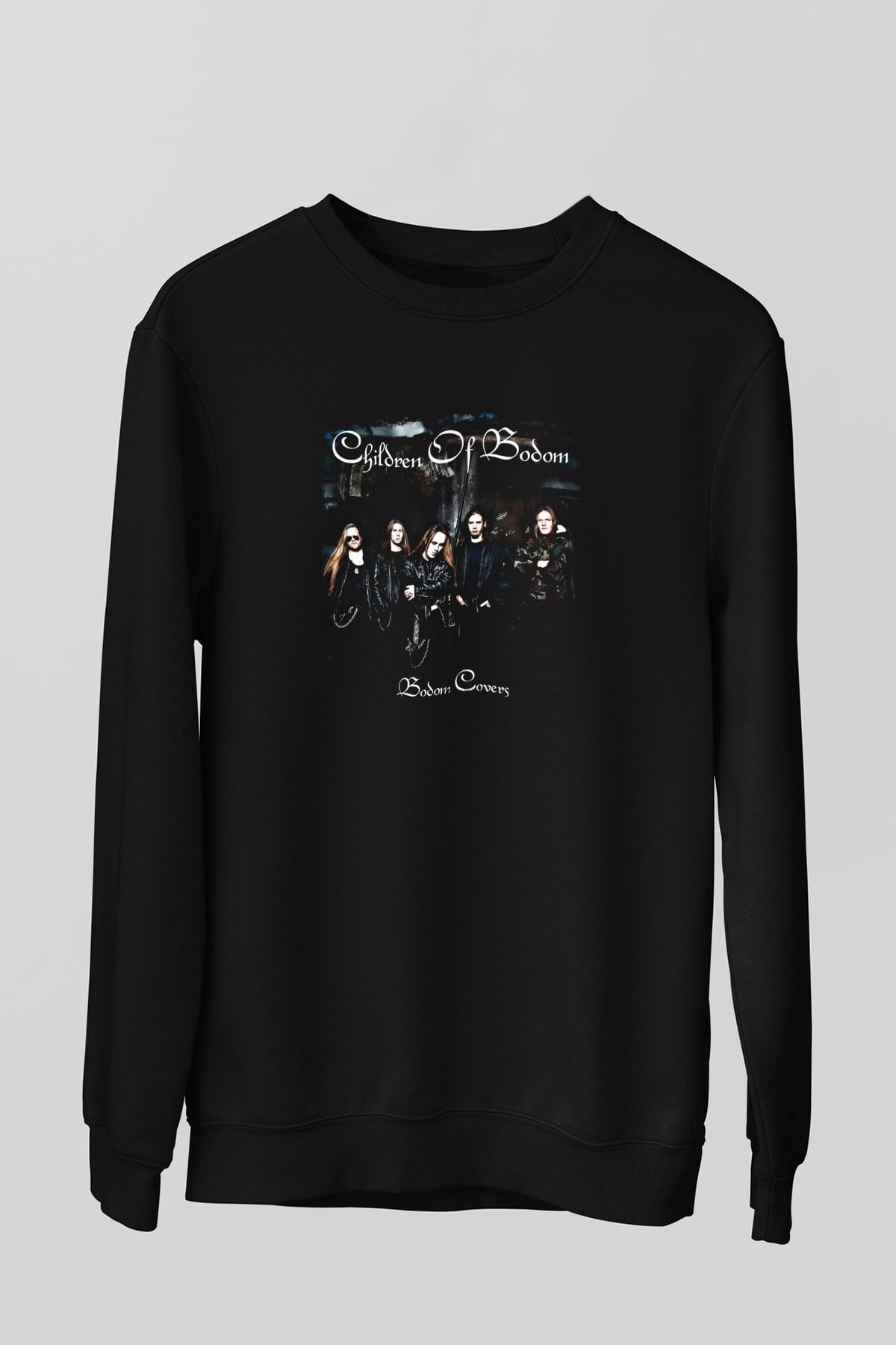 Children of Bodom Baskılı Unisex Siyah Sweatshirt