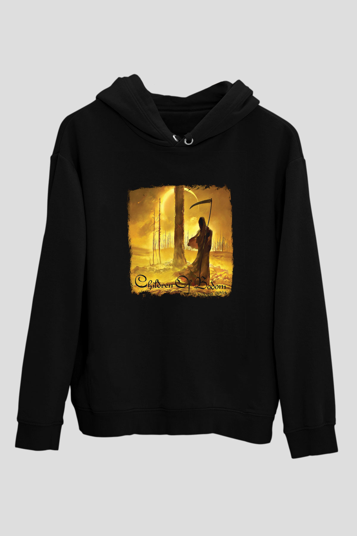 Children of Bodom Baskılı Unisex Siyah Hoodie