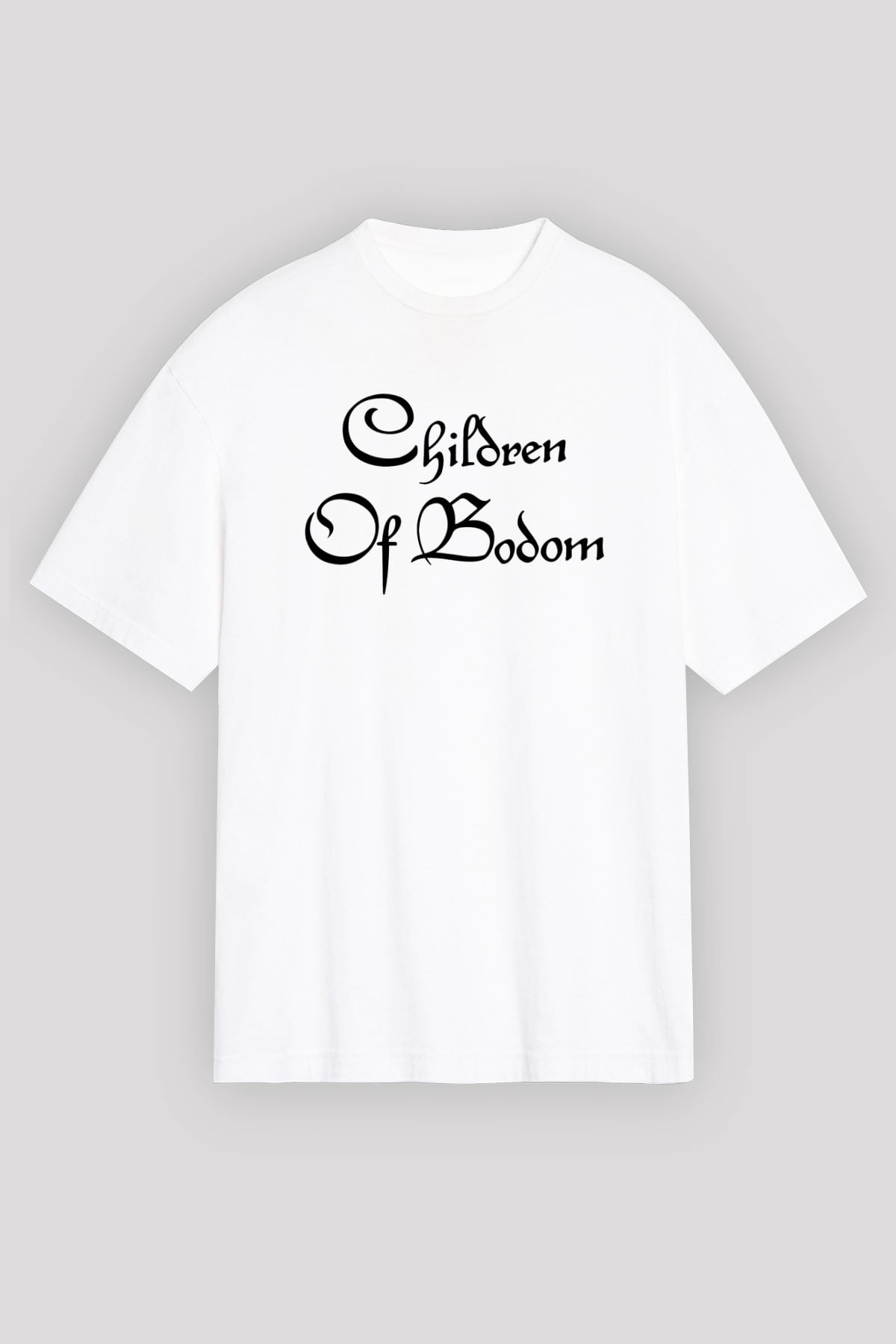 Children of Bodom Beyaz Unisex Oversize Tişört T-Shirt