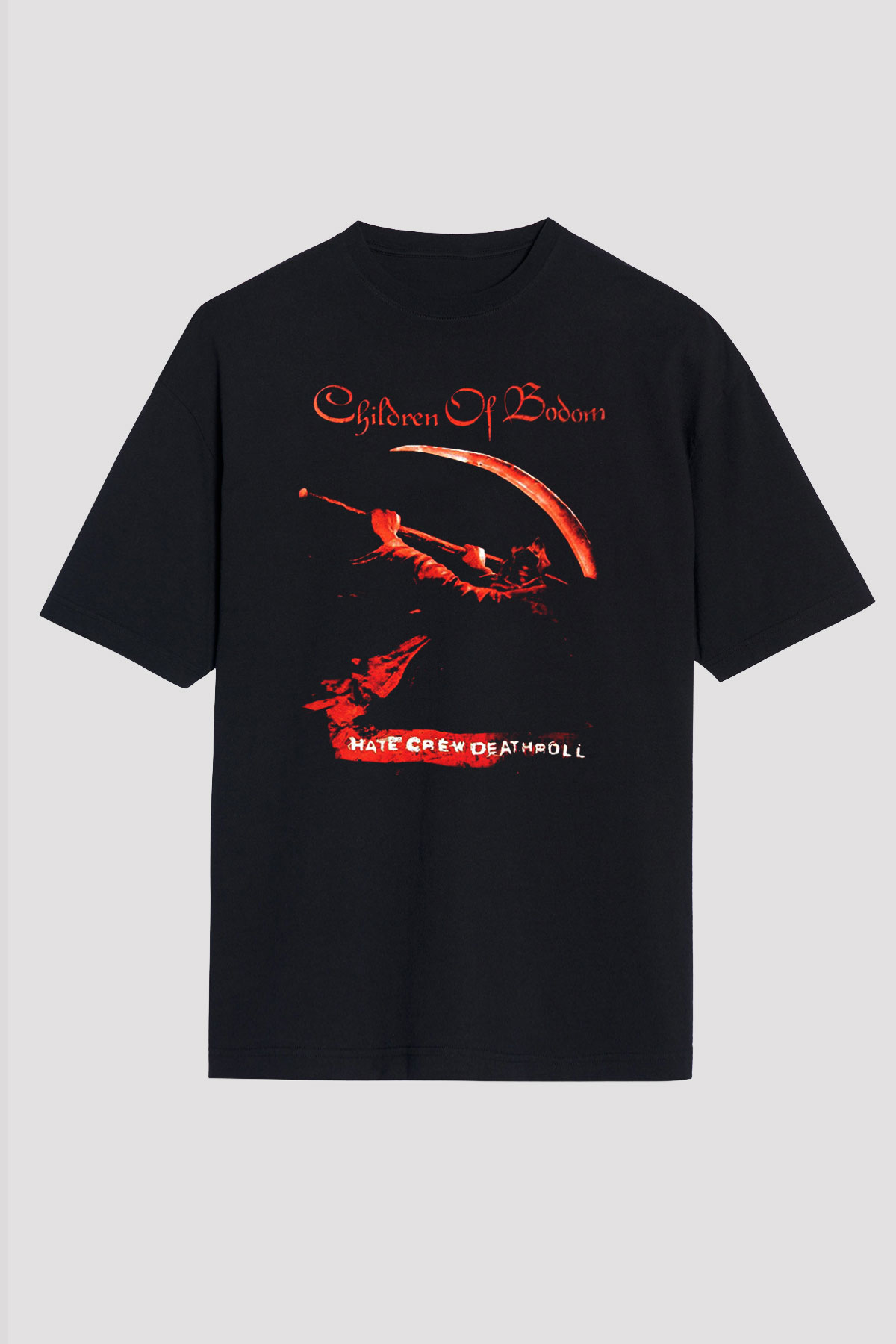 Children of Bodom Siyah Unisex Oversize Tişört T-Shirt