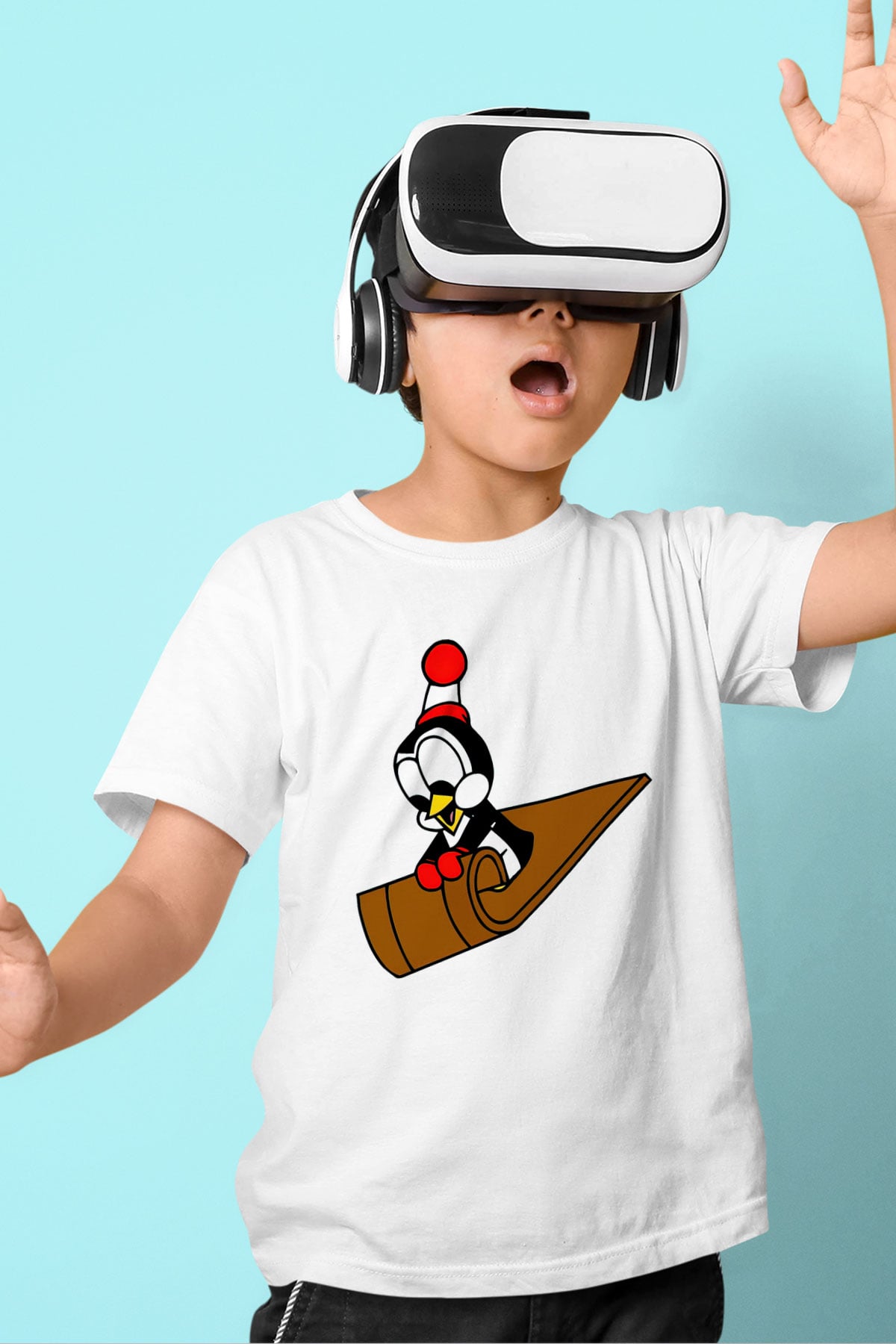 Chilly Willy Beyaz Unisex  Çocuk Tişört