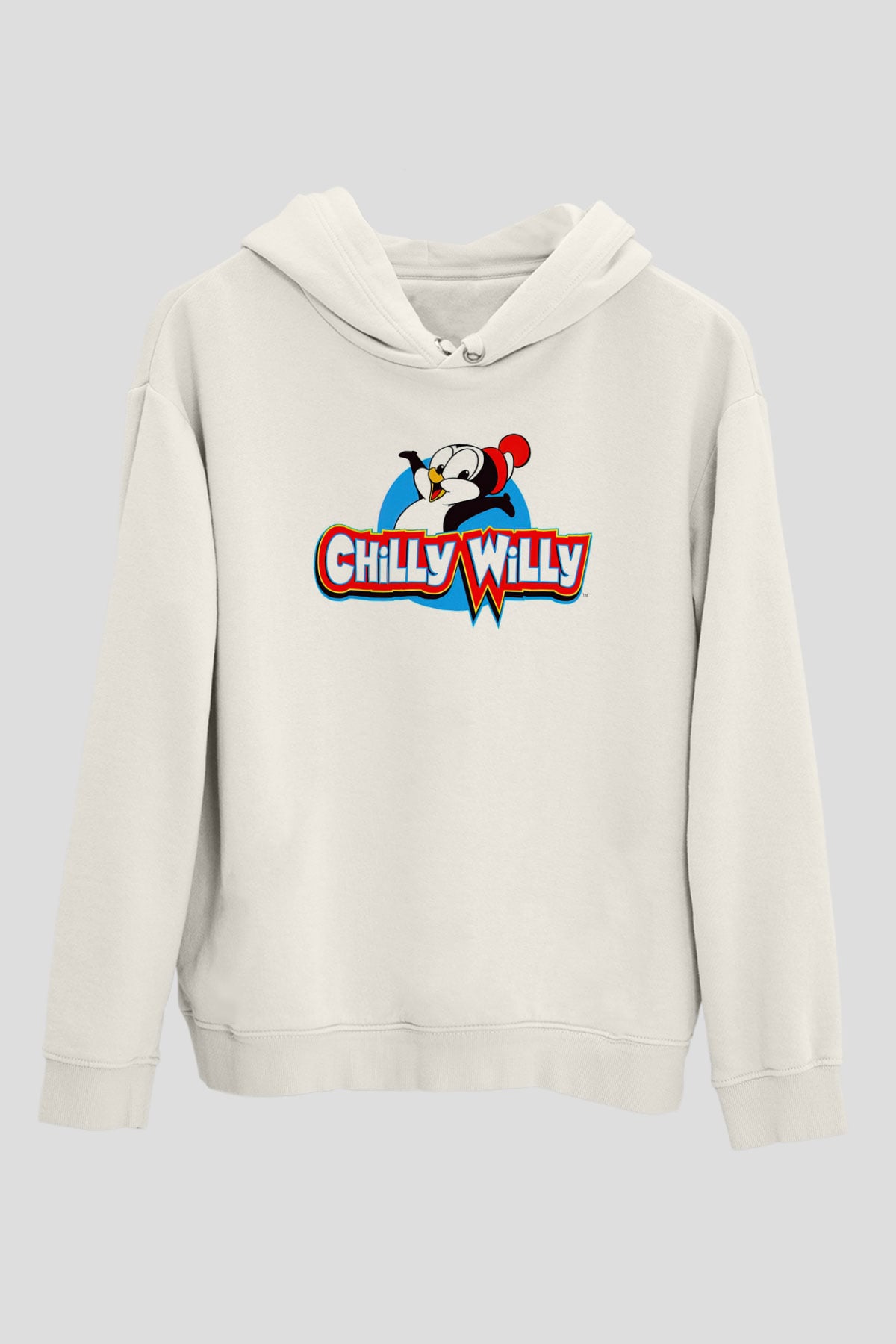 Chilly Willy Beyaz Unisex Hoodie