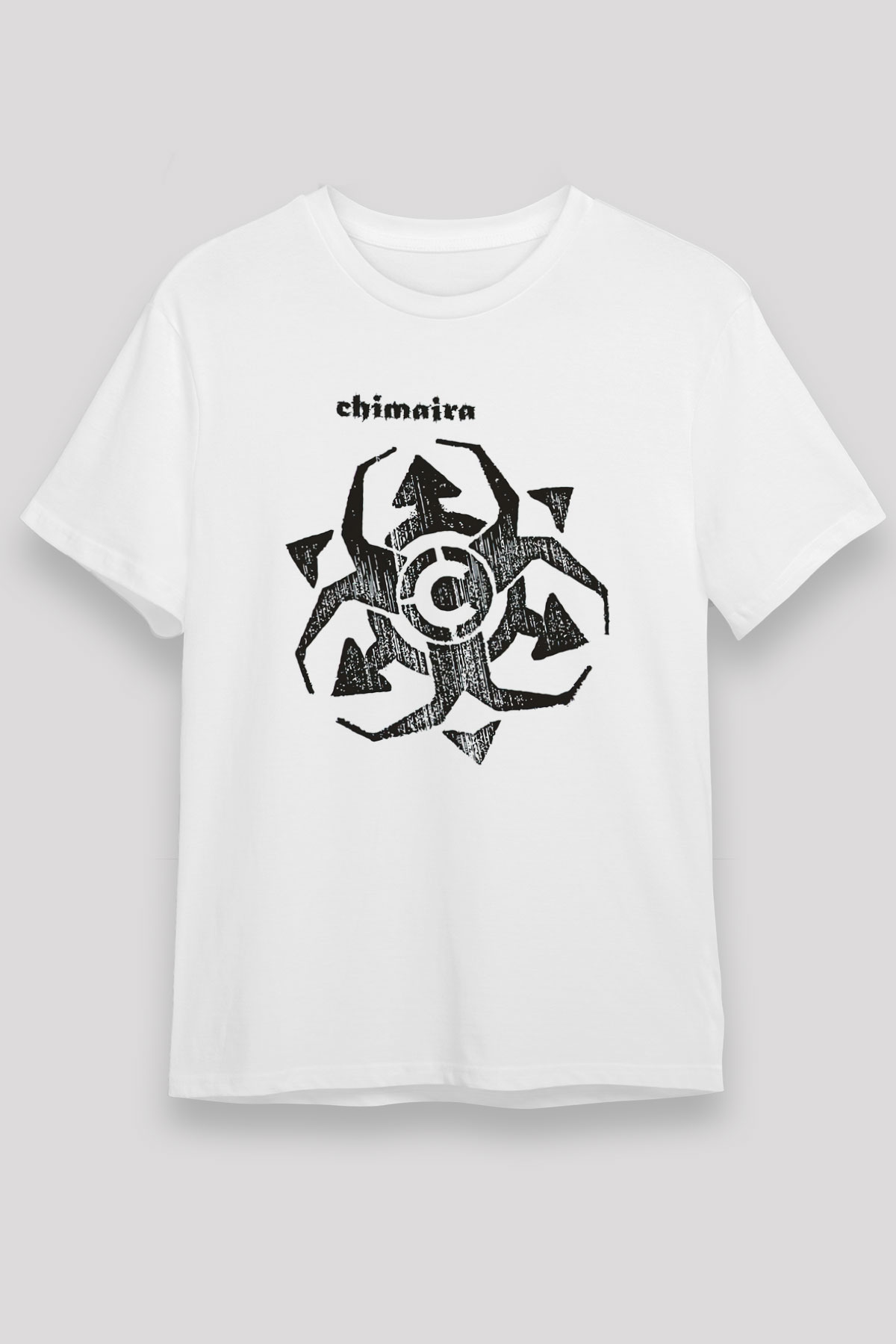 Chimaira Beyaz Unisex Tişört T-Shirt - TişörtFabrikası