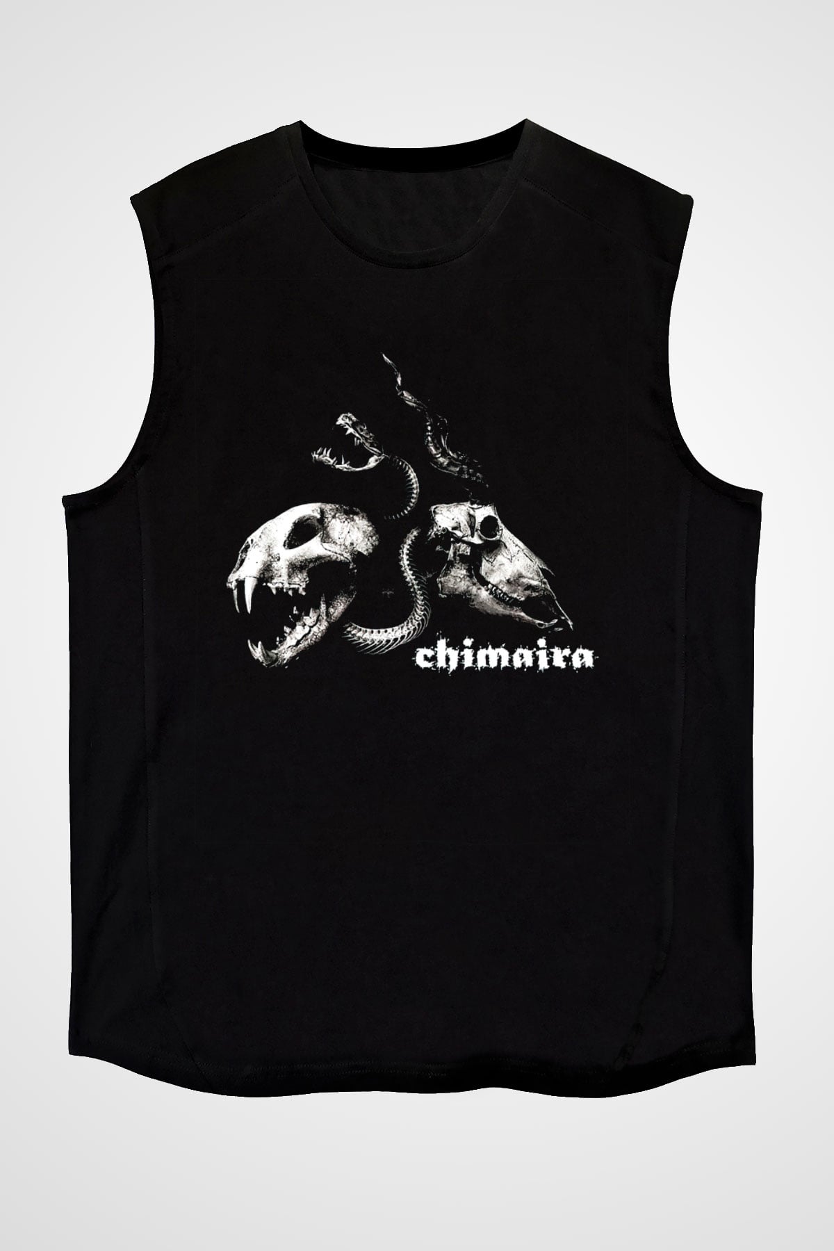 Chimaira Siyah Unisex Kolsuz Tişört