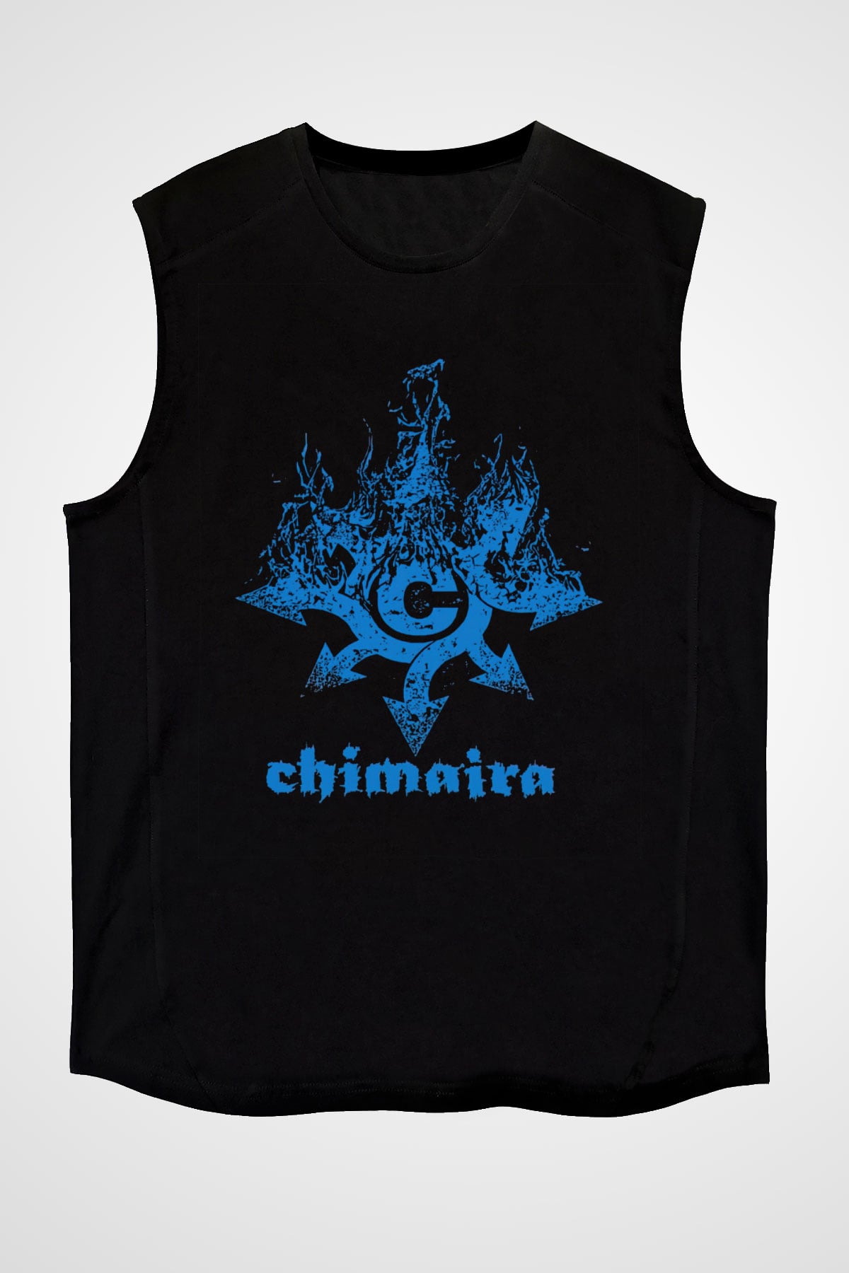Chimaira Siyah Unisex Kolsuz Tişört