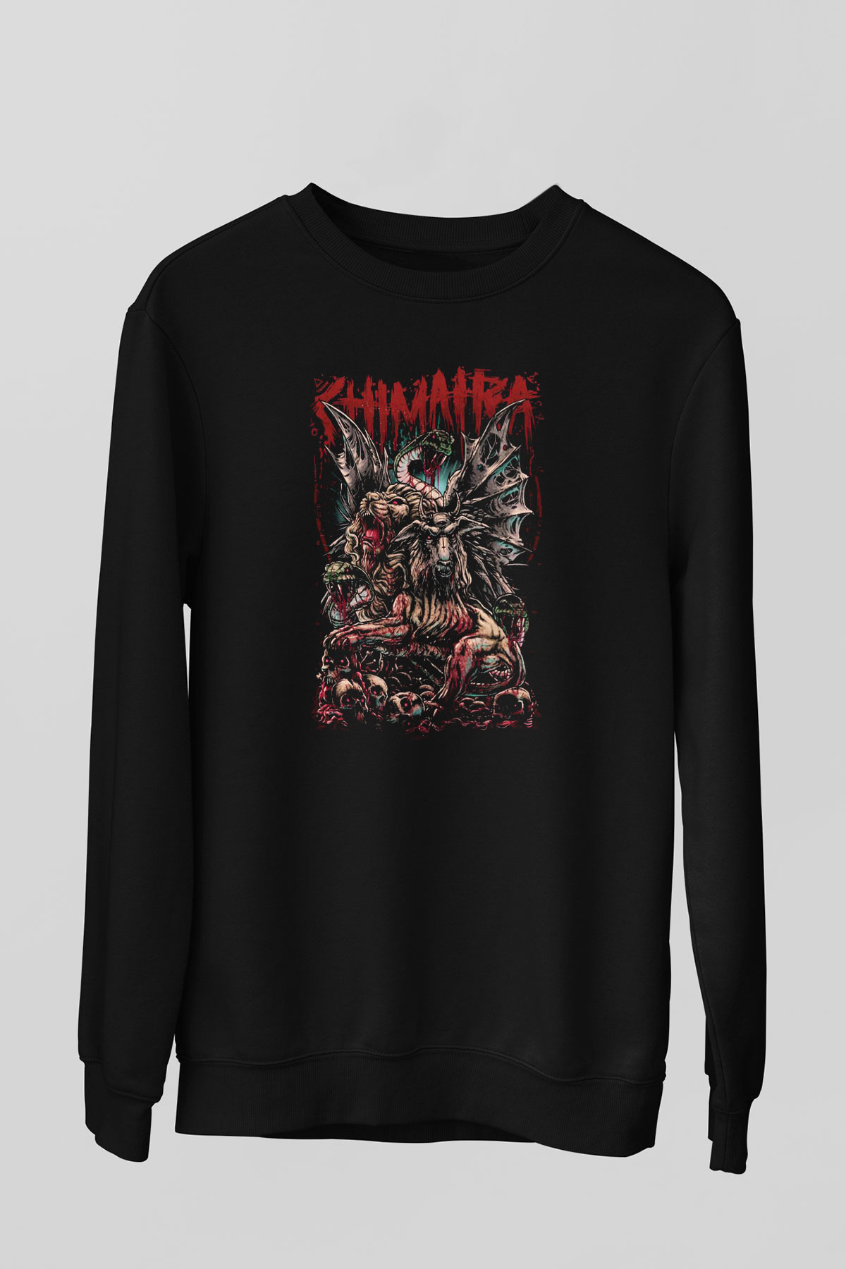 Chimaira Siyah Unisex Sweatshirt