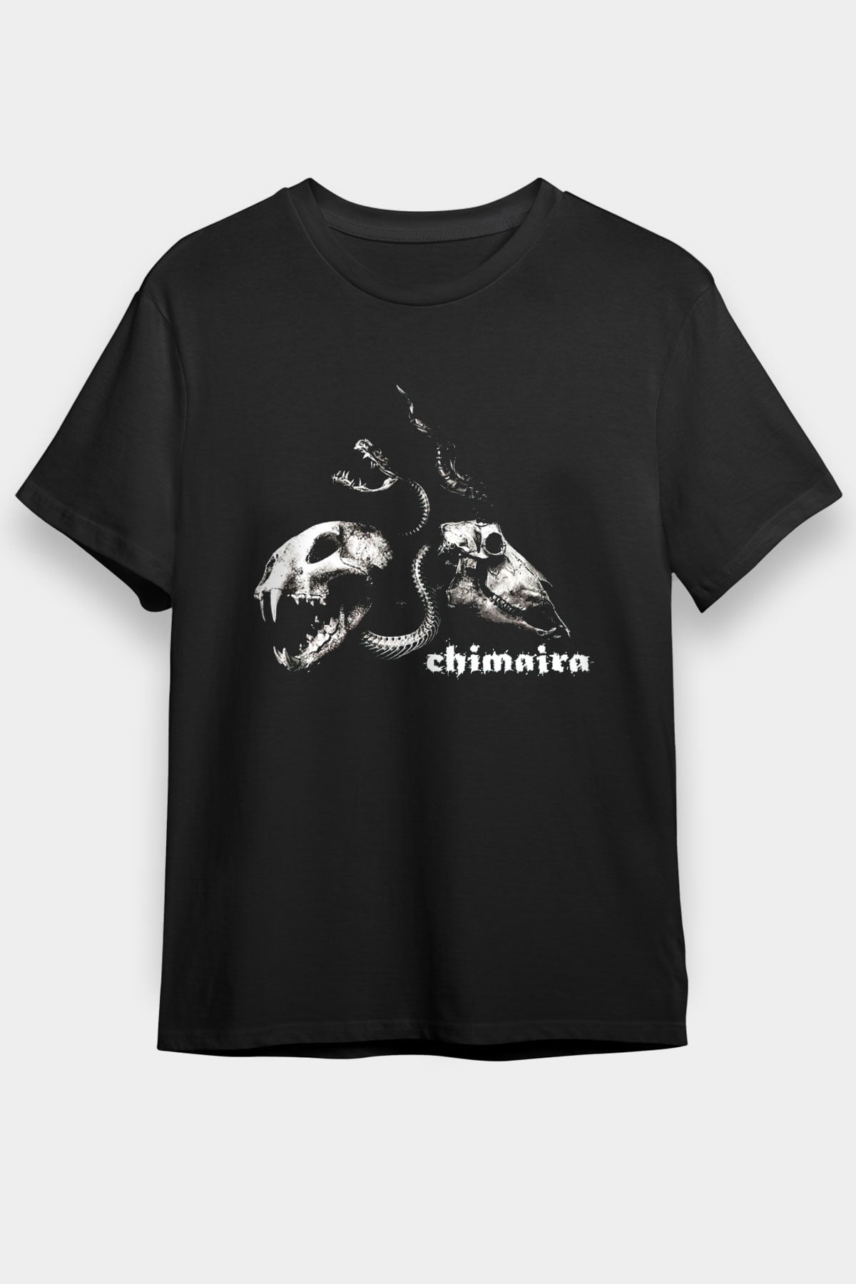 Chimaira Siyah Unisex Tişört T-Shirt - TişörtFabrikası