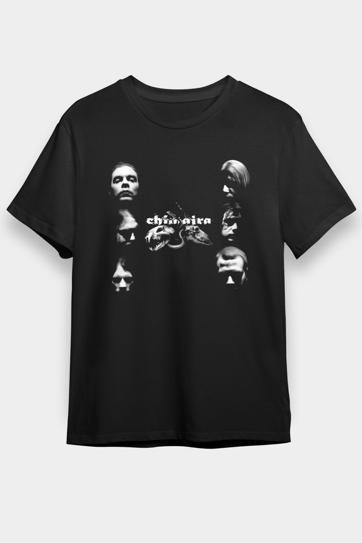 Chimaira Siyah Unisex Tişört T-Shirt - TişörtFabrikası