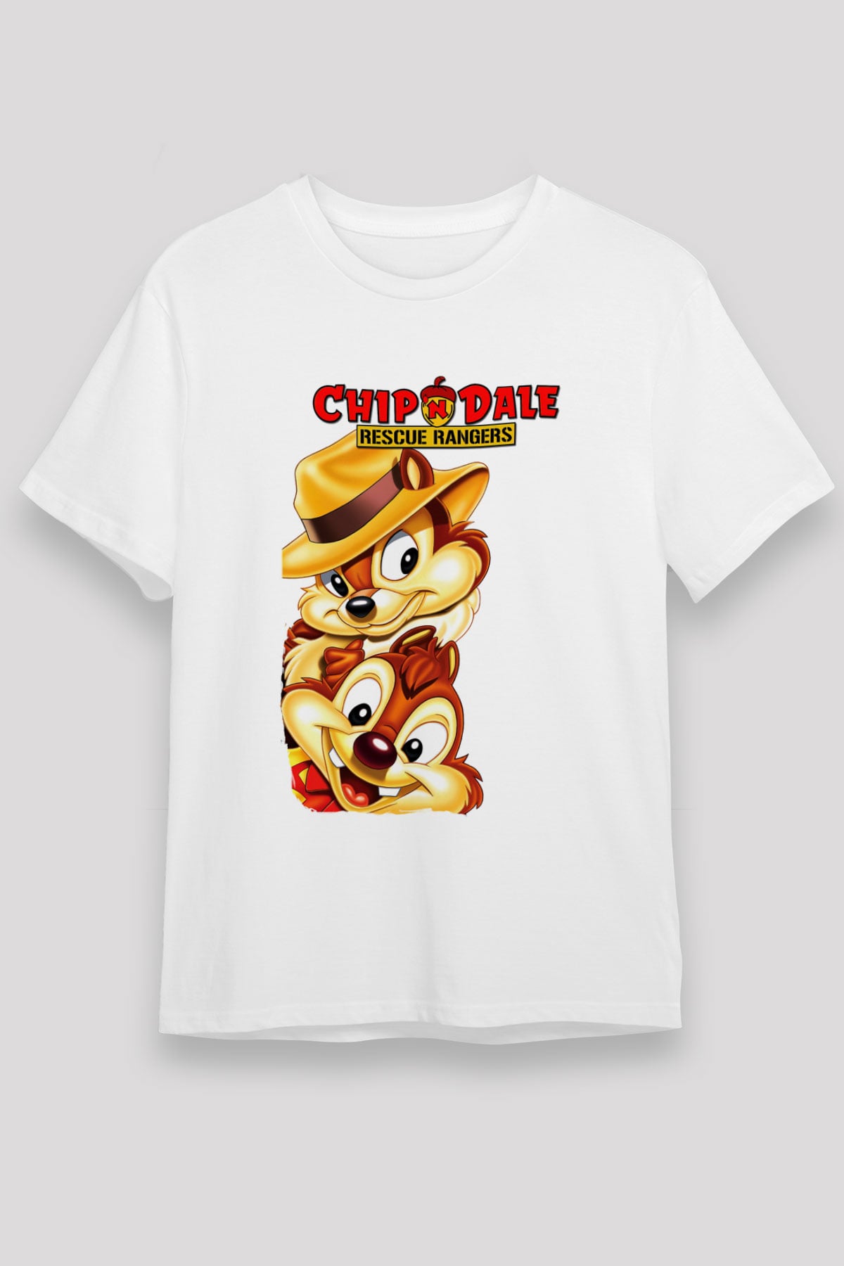 Chipn Dale Rescue Rangers Beyaz Unisex Tişört
