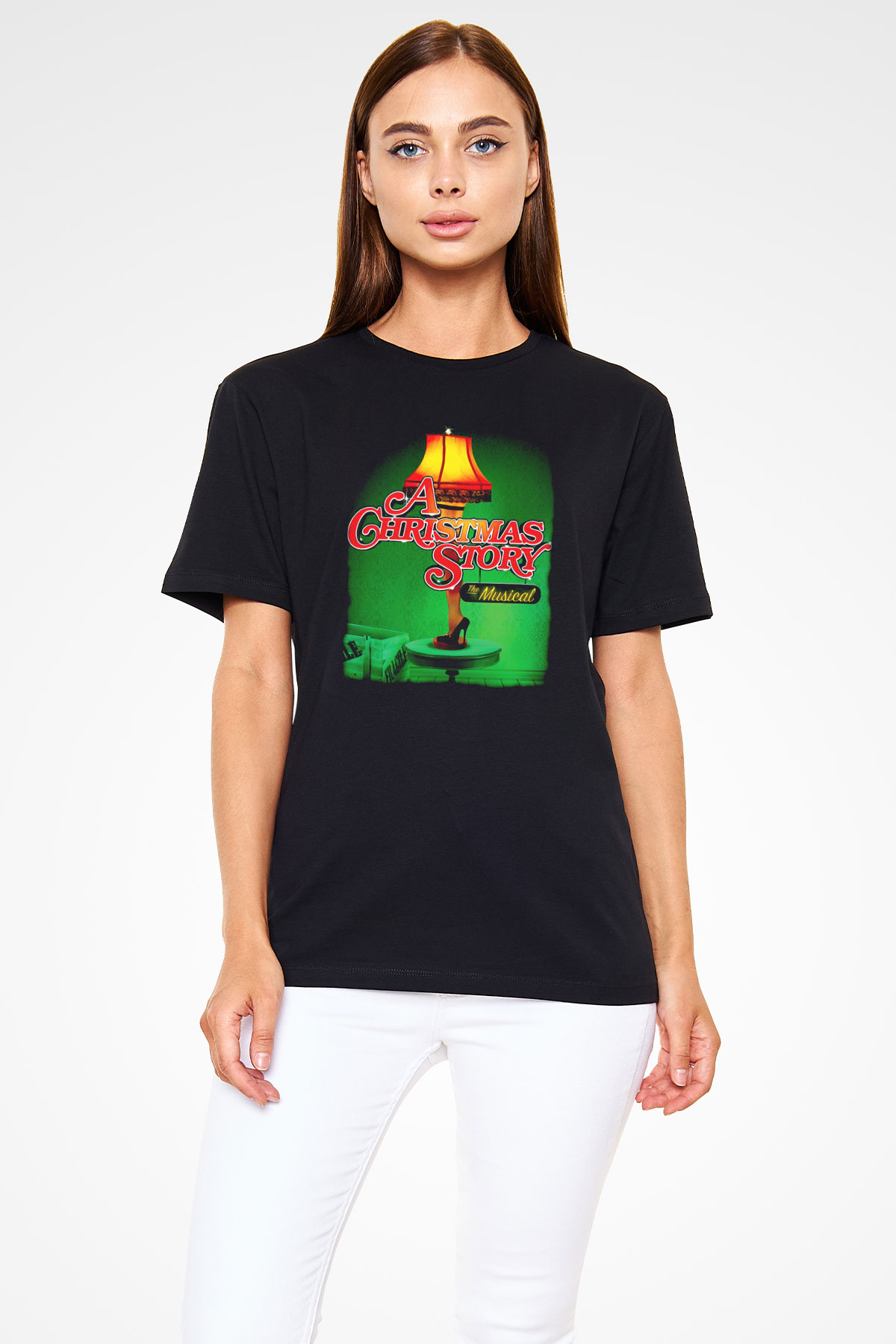 Christmas Story Siyah Unisex Tişört