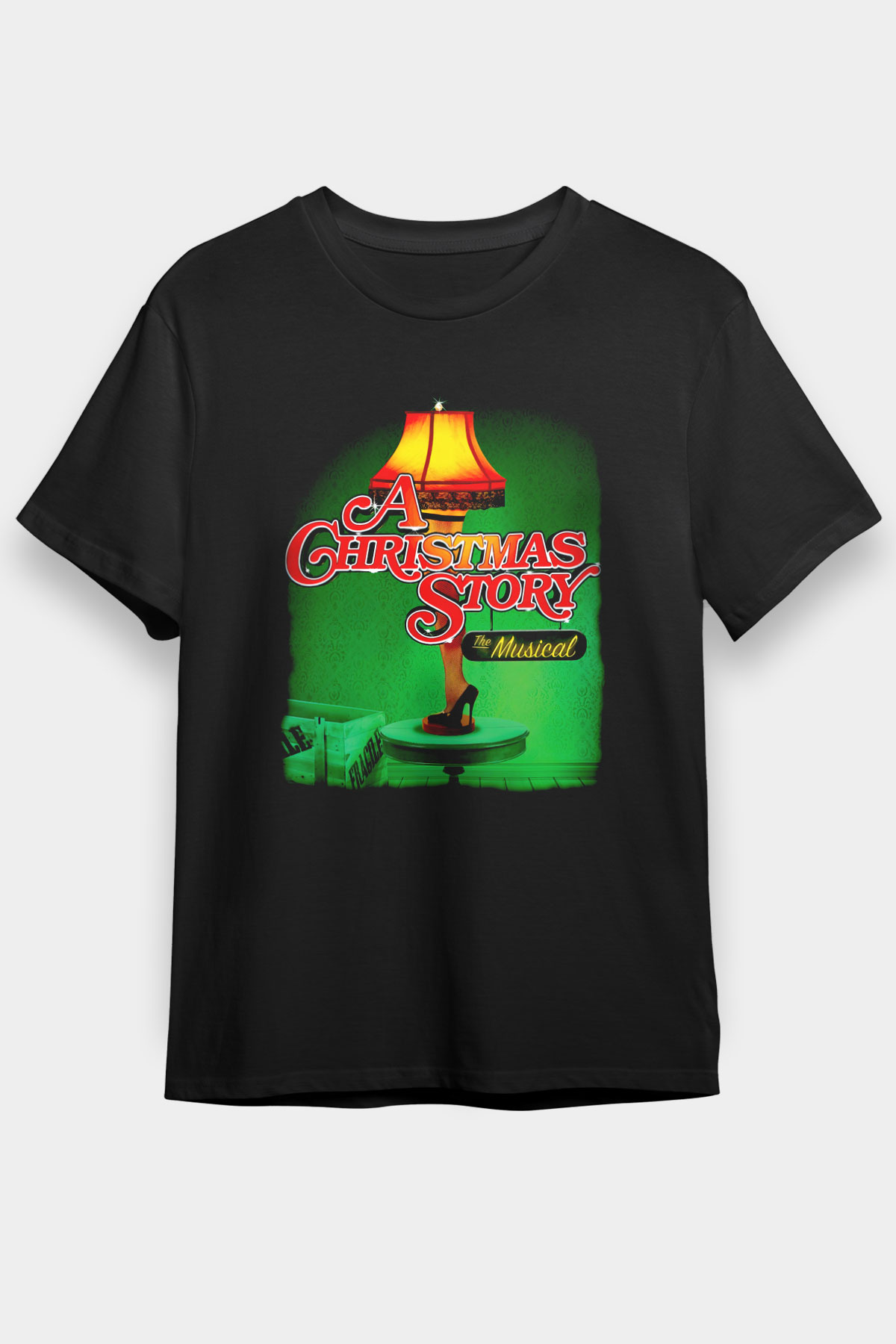 Christmas Story Siyah Unisex Tişört