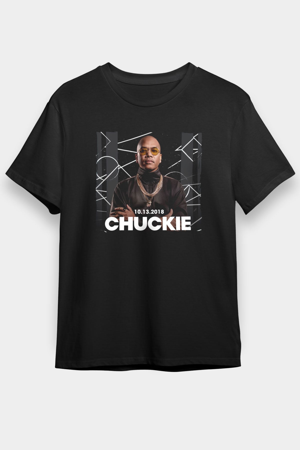 Chuckie Siyah Unisex Tişört T-Shirt - TişörtFabrikası