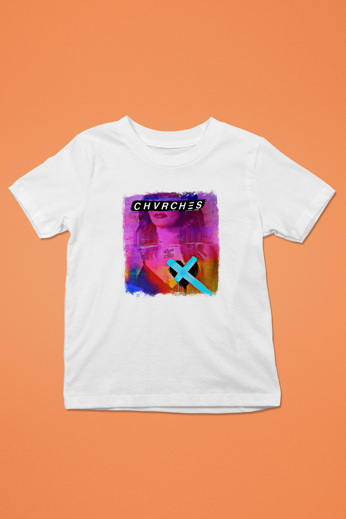 CHVRCHES Baskılı Unisex Beyaz Çocuk Tişört