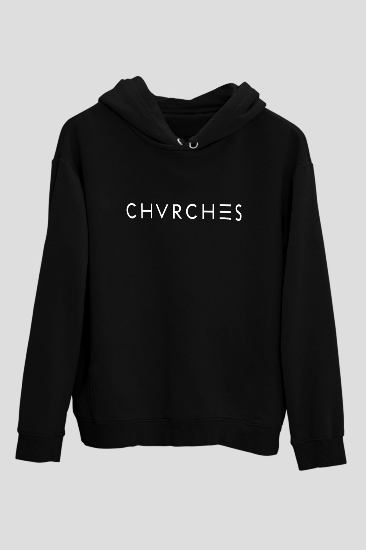 CHVRCHES Siyah Unisex Hoodie