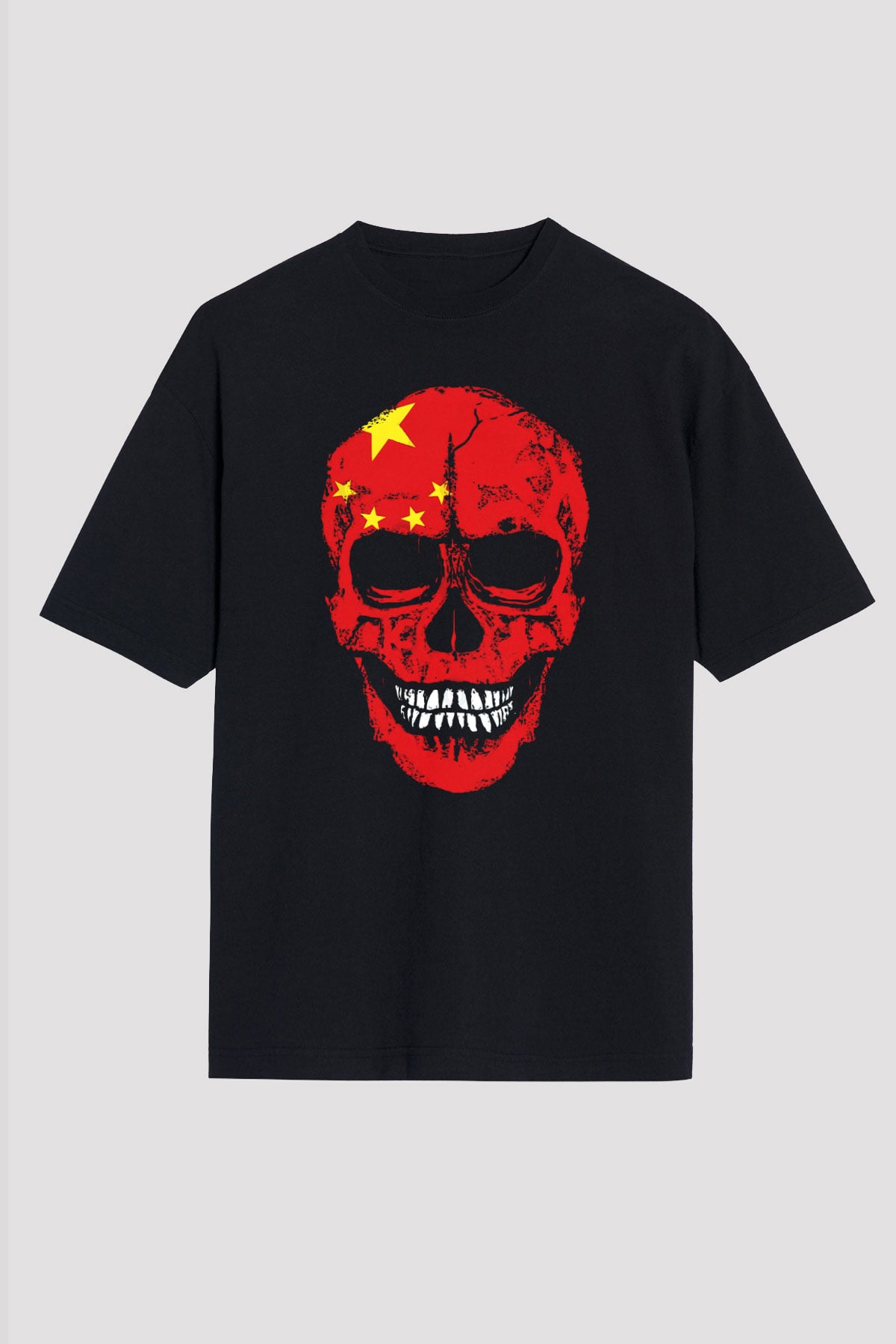 Çin Siyah Oversize Tişört Oversize T-shirt - TişörtFabrikası