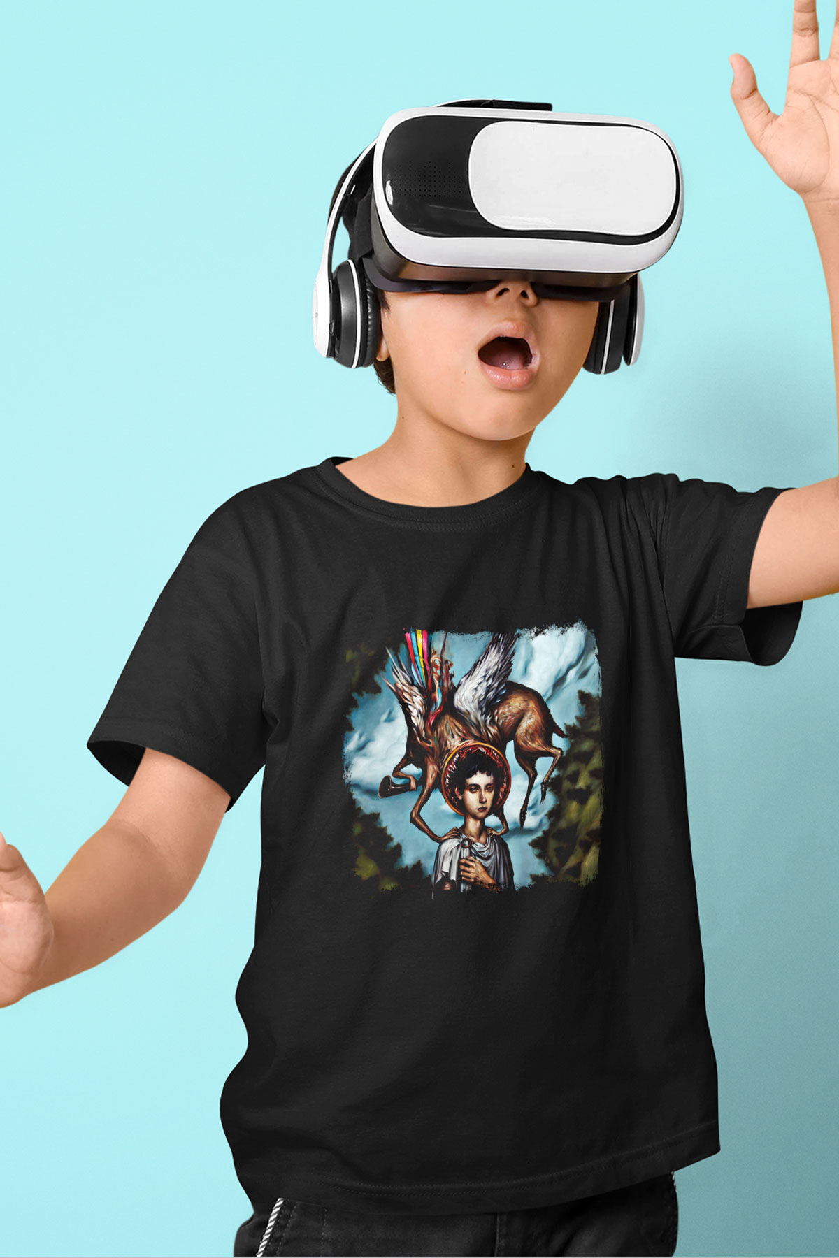 Circa Survive Baskılı Unisex Siyah Çocuk Tişört