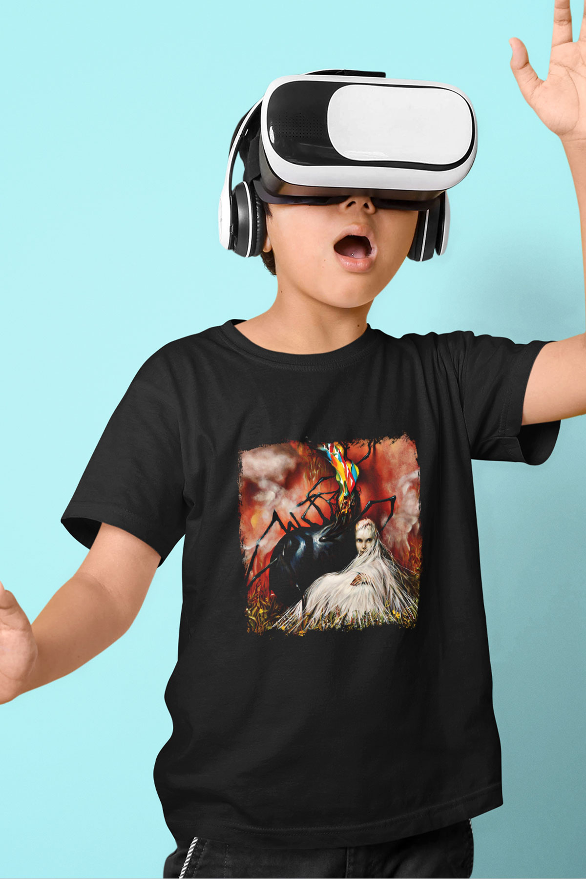 Circa Survive Baskılı Unisex Siyah Çocuk Tişört
