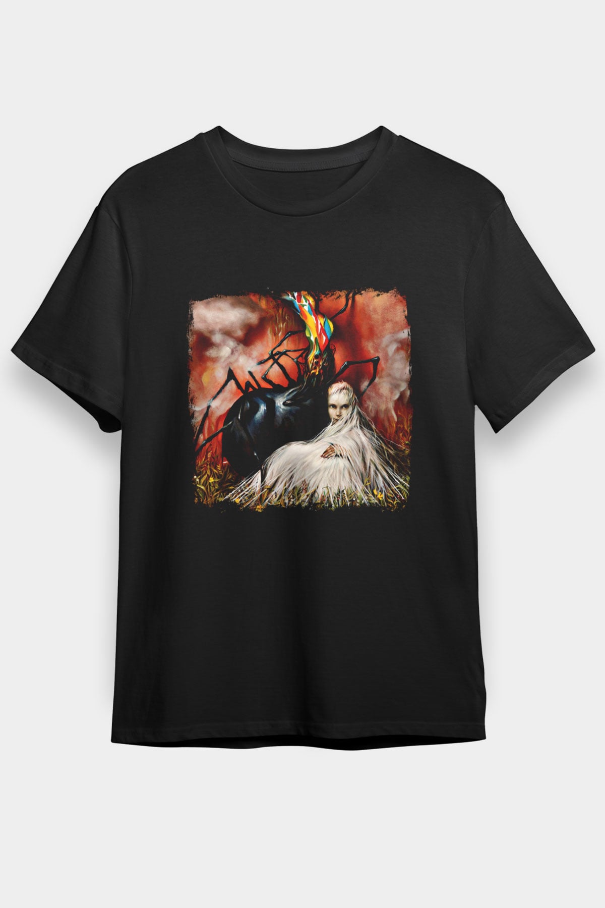 Circa Survive Baskılı Unisex Siyah Tişört