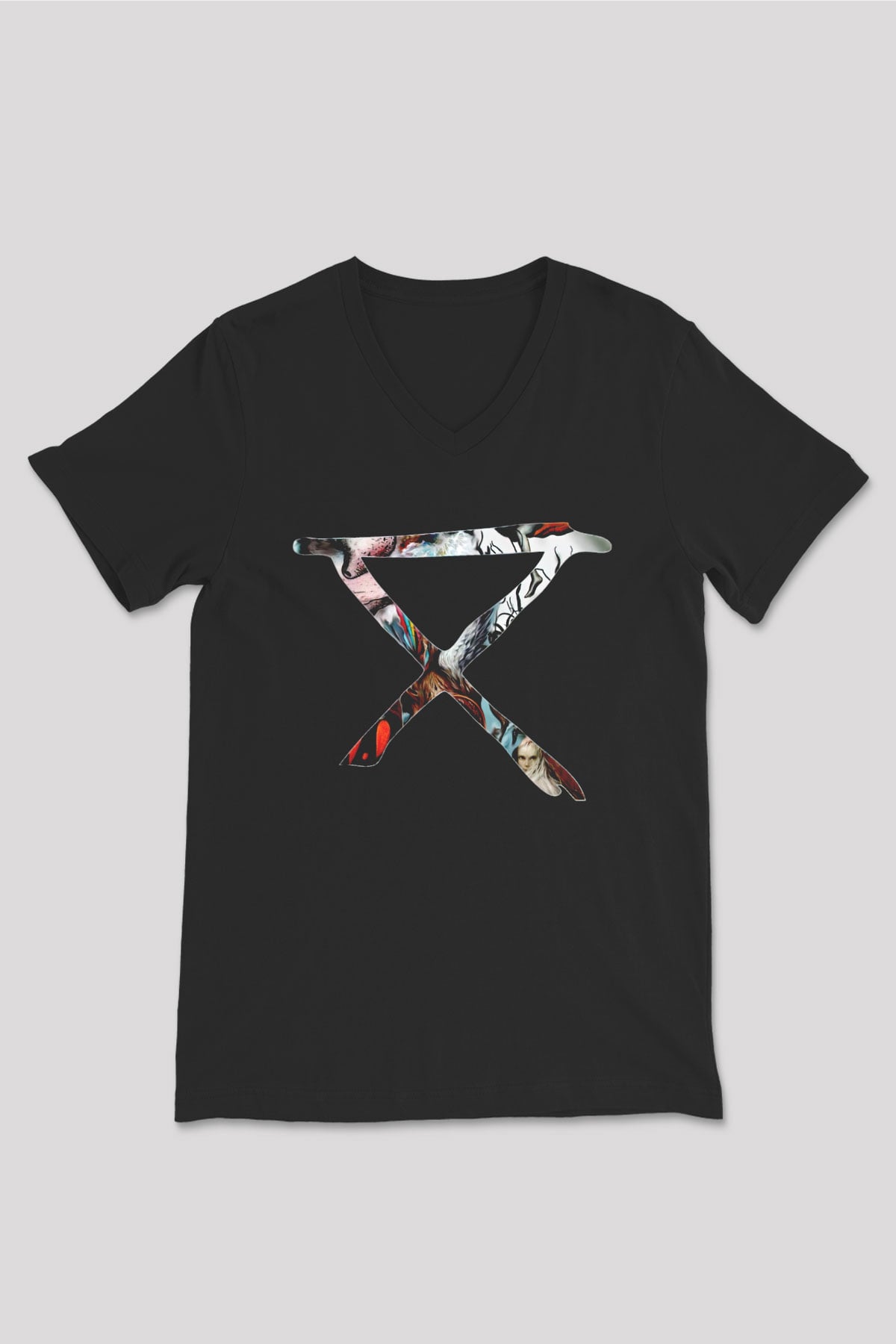 Circa Survive Siyah Unisex V Yaka Tişört