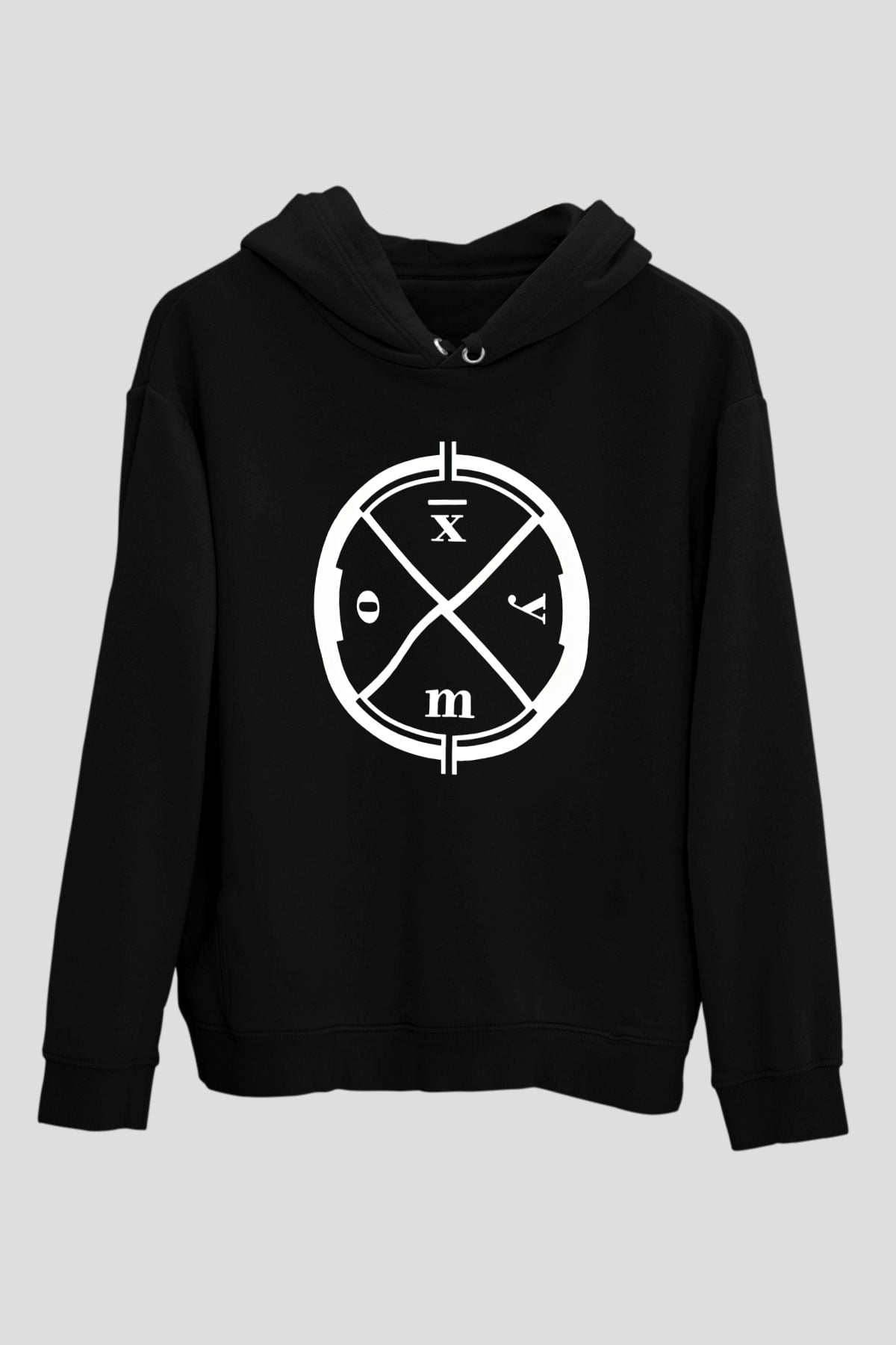 Clan of Xymox Siyah Unisex Kapüşonlu Sweatshirt
