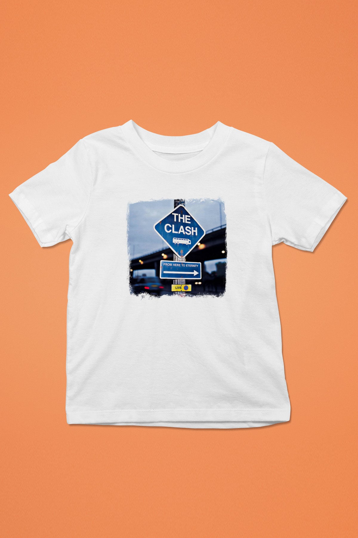 Clash (The) Baskılı Unisex Beyaz Çocuk Tişört