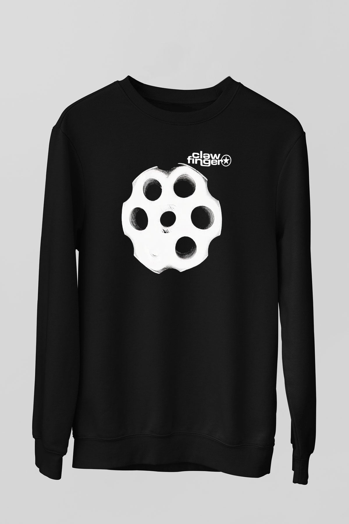 Clawfinger Siyah Unisex Sweatshirt