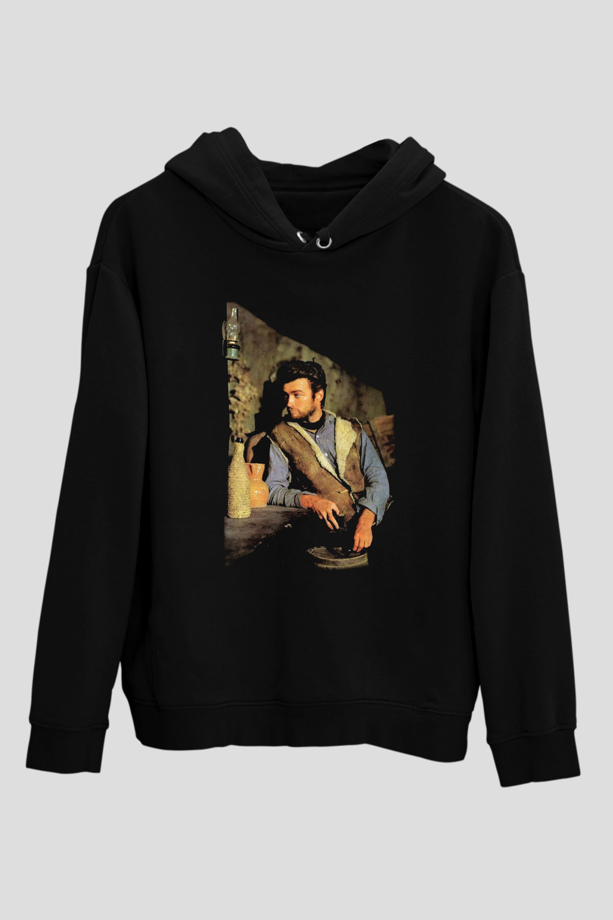 Clint Eastwood Siyah Unisex Hoodie