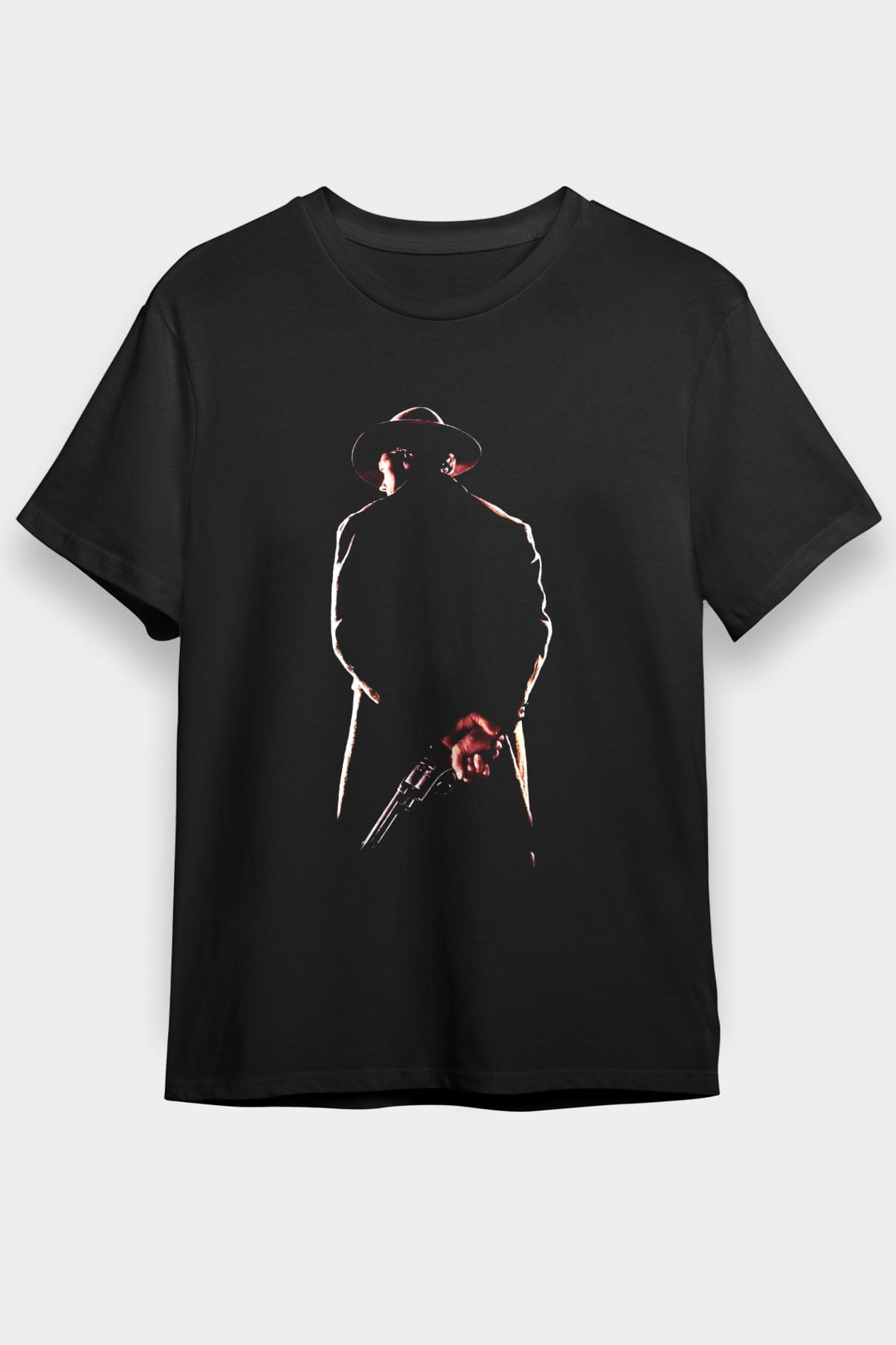 Clint Eastwood Siyah Unisex Tişört T-Shirt - TişörtFabrikası