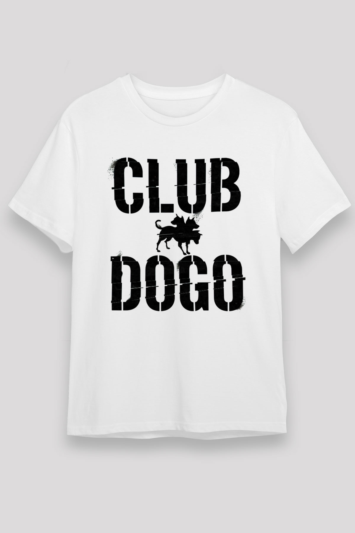 Club Dogo Beyaz Unisex Tişört T-Shirt - TişörtFabrikası